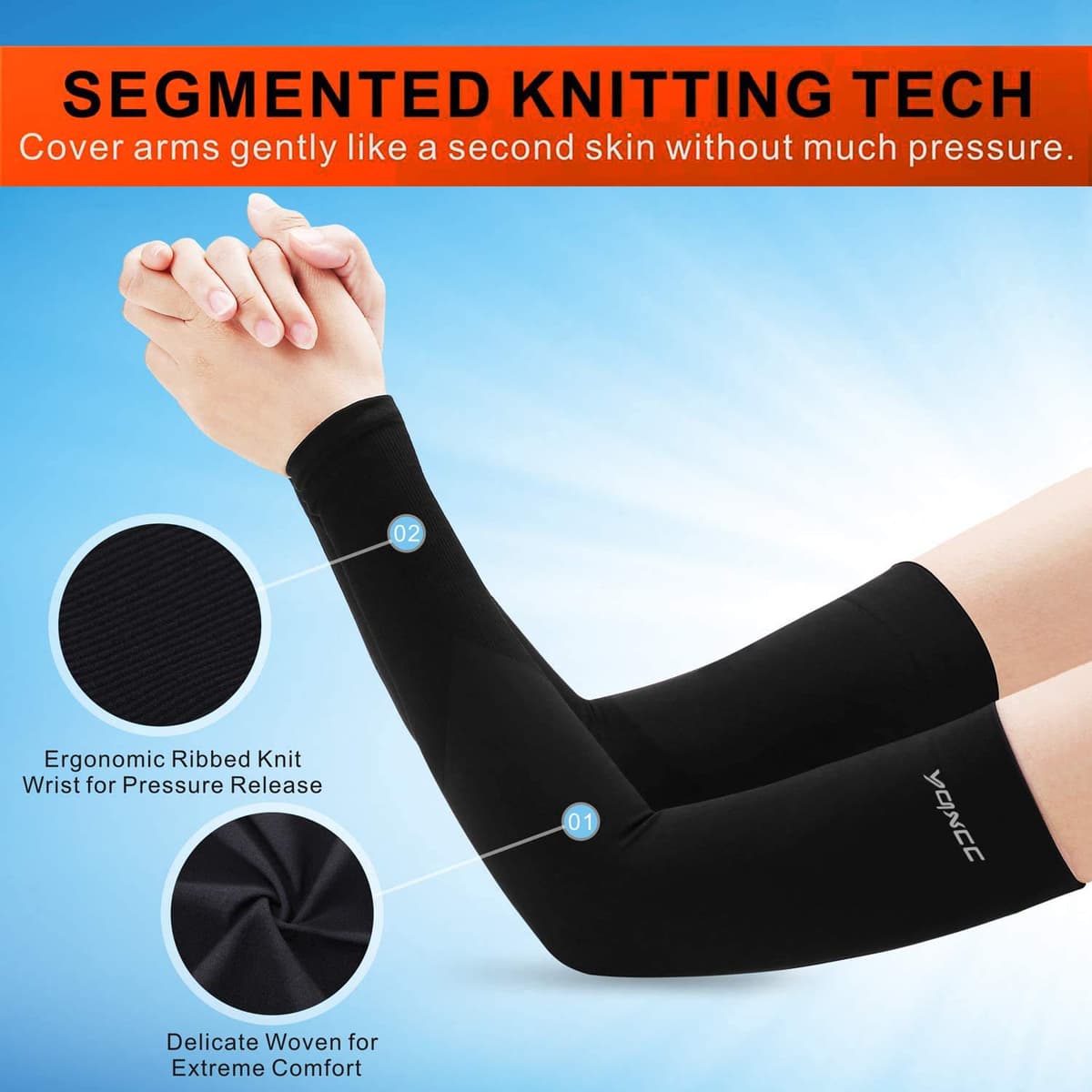 YQXCC 4 Pares Mangas del Brazo Protección UV - Cubierta de Tatuaje Mangas de Enfriamiento para Hombre Mujer Deportes Ciclismo Golf — view 5
