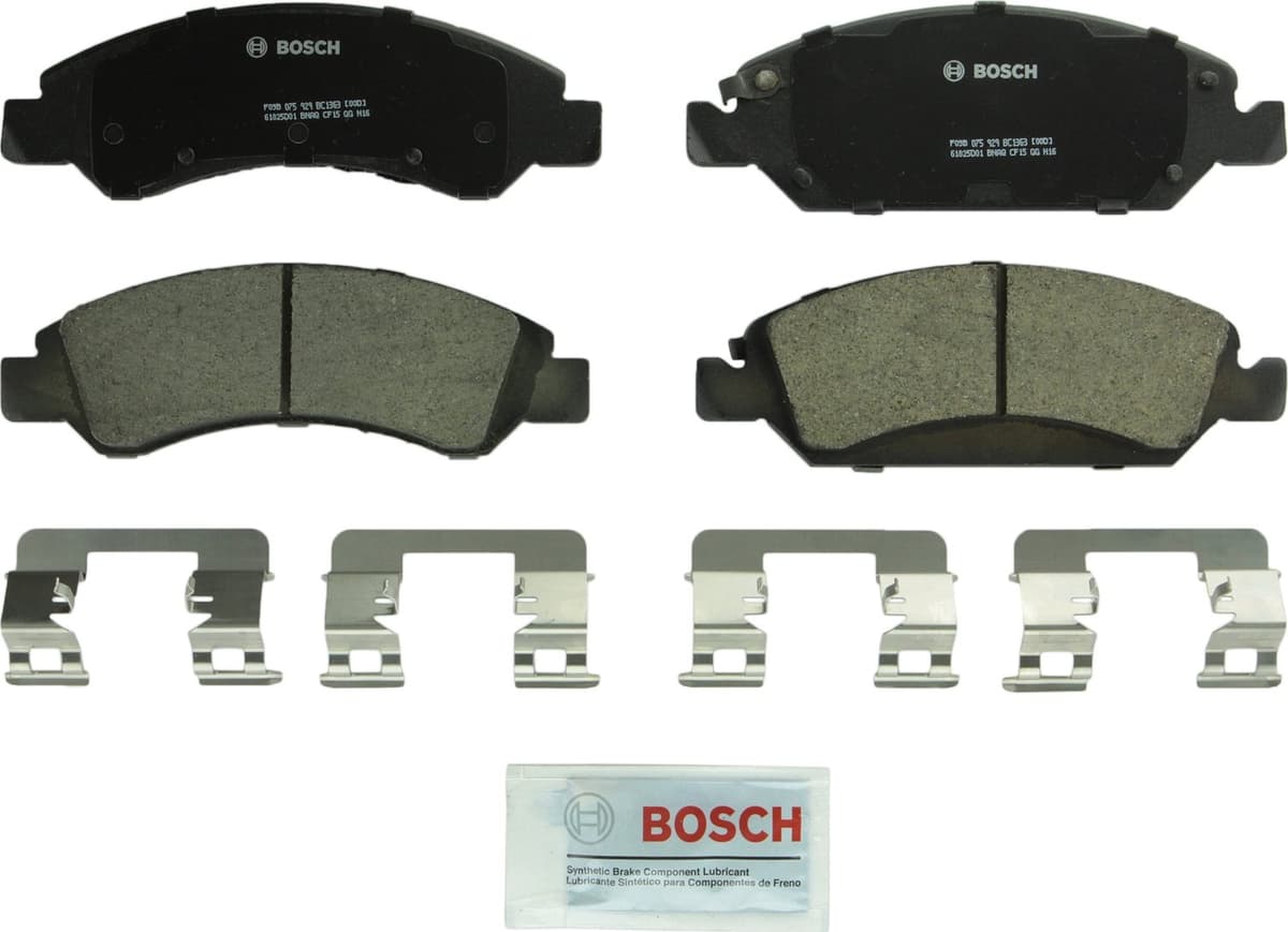 Bosch BC914 QuietCast Premium Ceramic Disc Brake Pad Set For: Acura ILX; Honda Accord, Civic, CR-V, Element, Fit, Front — view 70