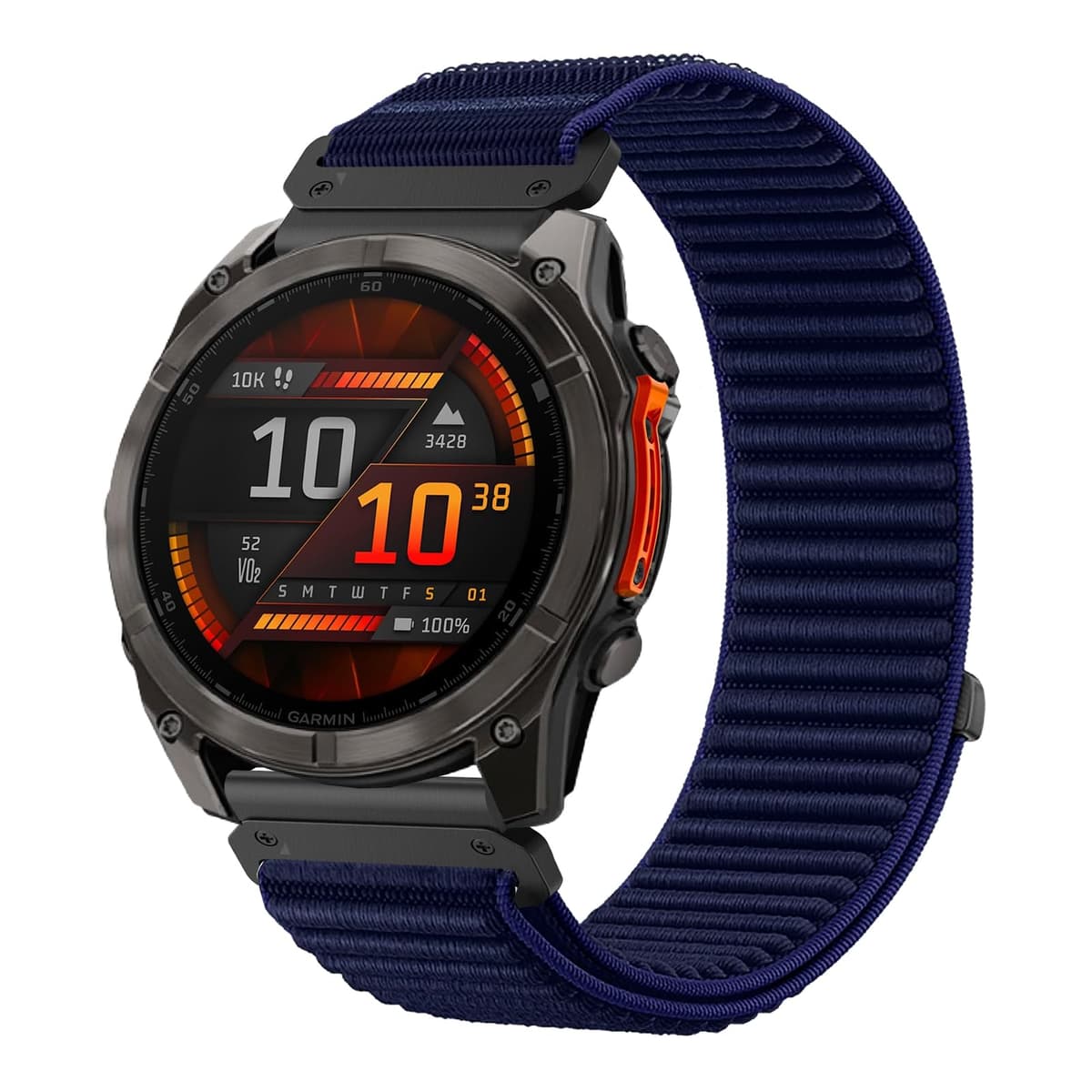 22mm Nylon Correa para Fenix 8 47mm/Fenix 7, Reemplazar Pulsera Sport Loop Correa para FENix 7 Pro/FEnix 6/6 Pro/FEnix 5/5 Plus/Instinct 2/Instinct 3 E 45mm/Forerunner965/955/945