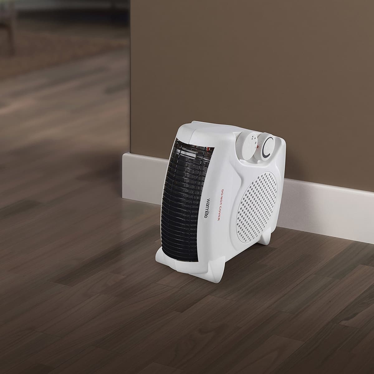 Warmlite Thermo Fan Heater with 2 Heat Settings and Overheat Protection, 2000W, White, WL44001 — view 2