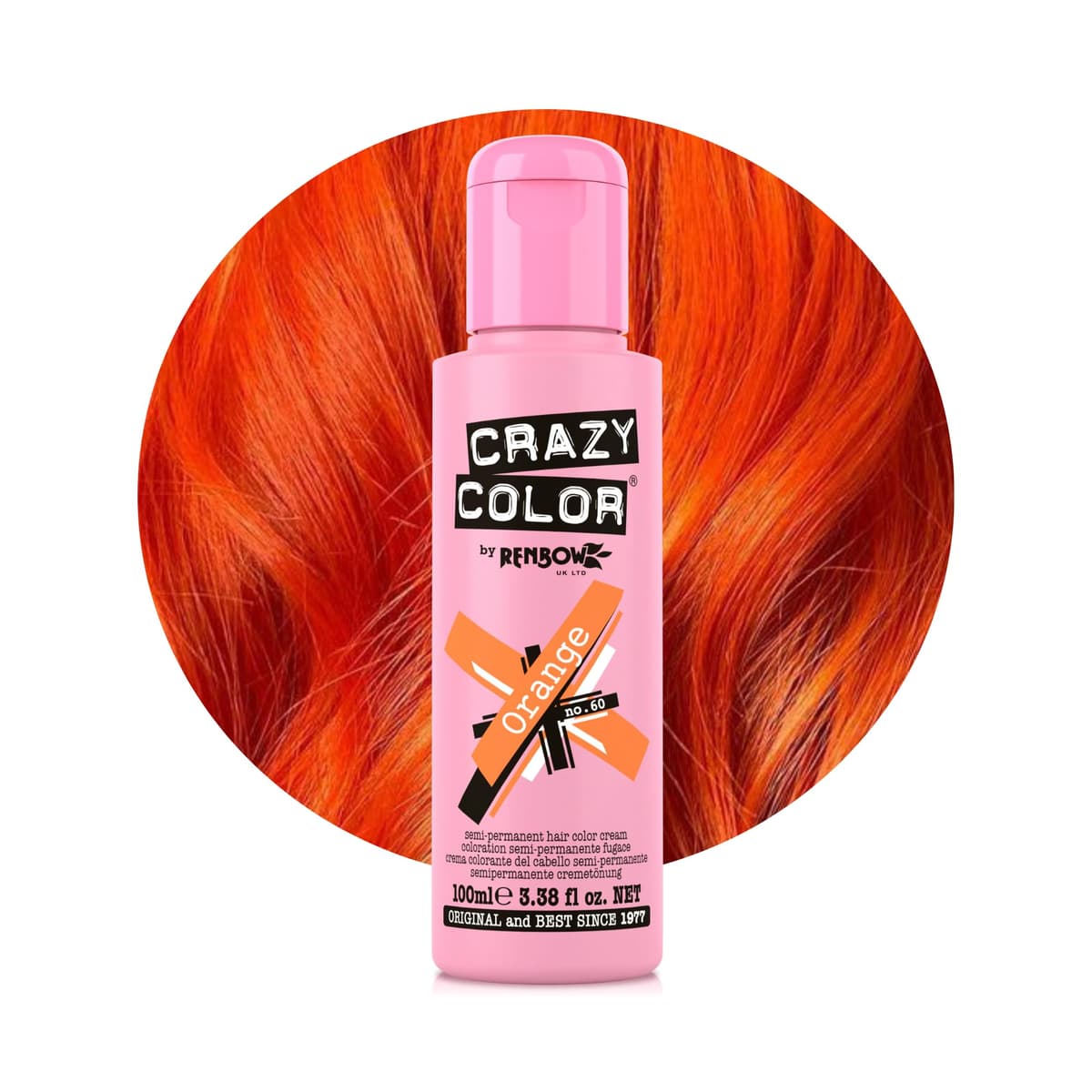 Crazy Color Vibrant Candy Floss Semi-Permanent Hair Dye. Highly Pigmented Pastel Pink Conditioning & Oil Nourishing Vegan Formula | No Bleach or Ammonia | 100ml — view 53