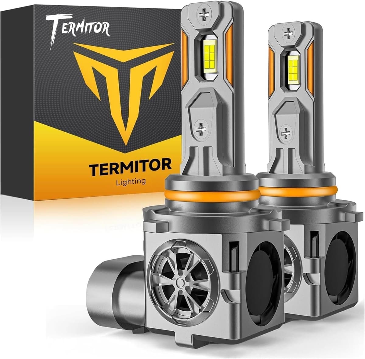 Termitor Latest H7/H7LL Bulbs, 50,000LM 900% Brightness, 6500K White Super Bright, 1:1 Halogen Size, 6500 Cool White H7 Fog Lights, No Adapter Required, Easy Install, Non-Polarity, Pack of 2 — view 24