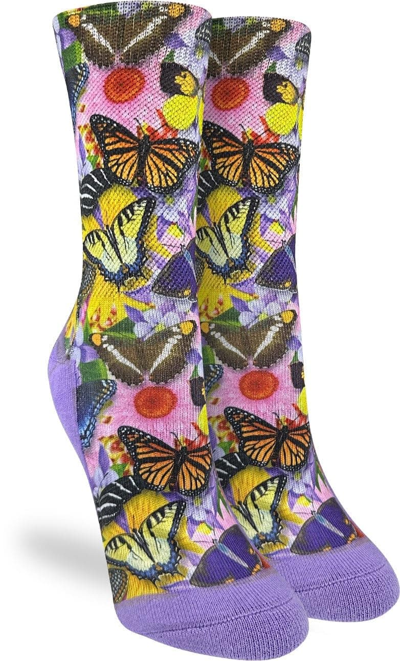 Good Luck Sock Women's Floral Dinosaurs Socks, Shoe Size 5-9 — view 8