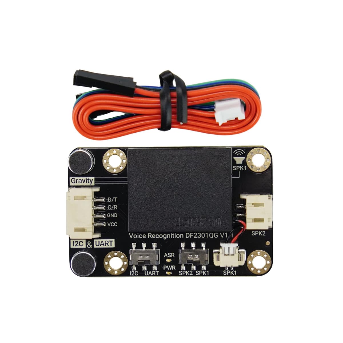 Gravity: Offline Language Learning Voice Recognition Sensor for Arduino/Raspberry Pi/Python / ESP32 - I2C & UART — view 5