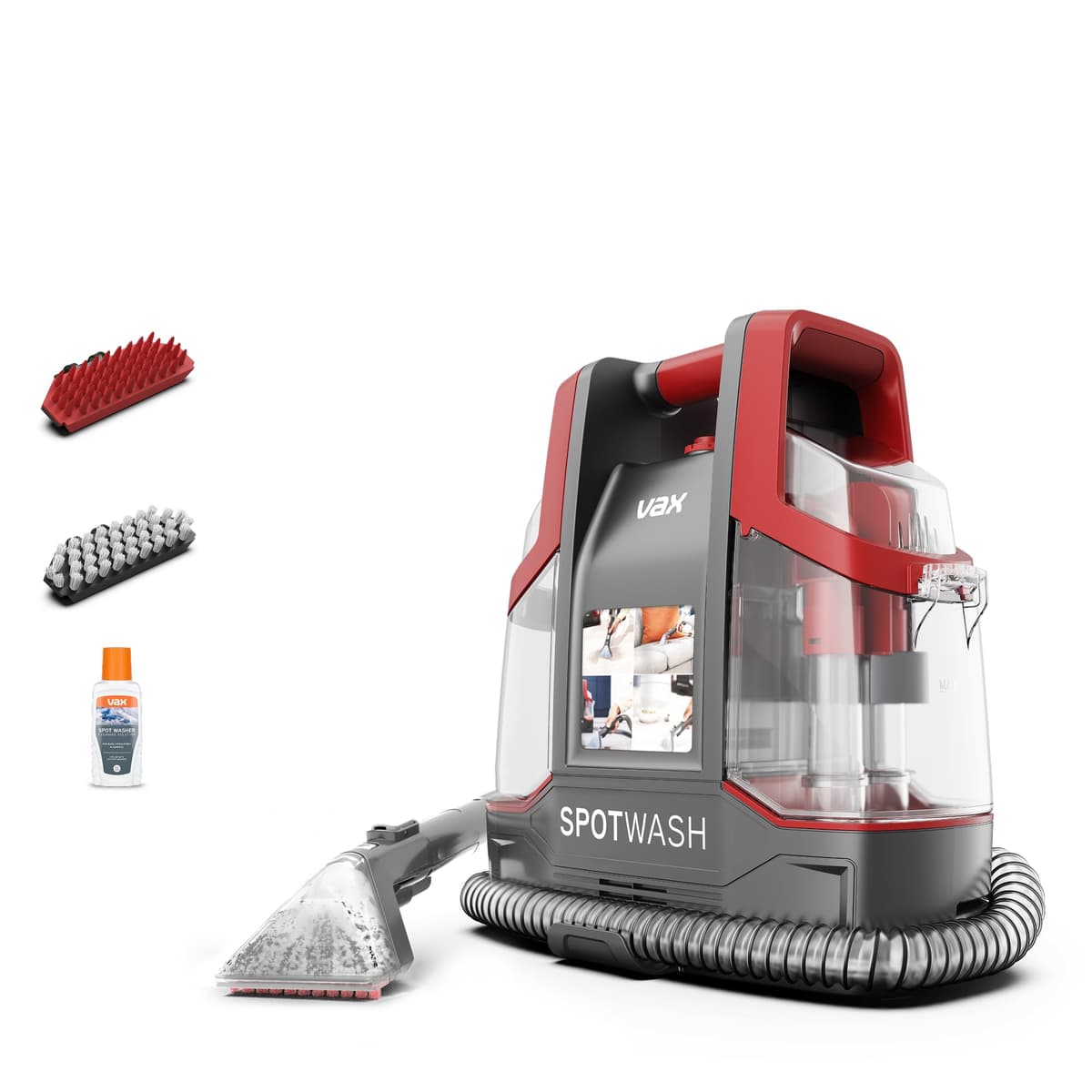 VAX SpotWash Duo Spot Cleaner, For Stains, Spills & Pet Messes, Suitable for Car, Sofa, Upholstery, Compact, Handheld Cleaning Machine Includes Pet Tool & Vax 250ml Solution, CDCW-CSXA. — view 11