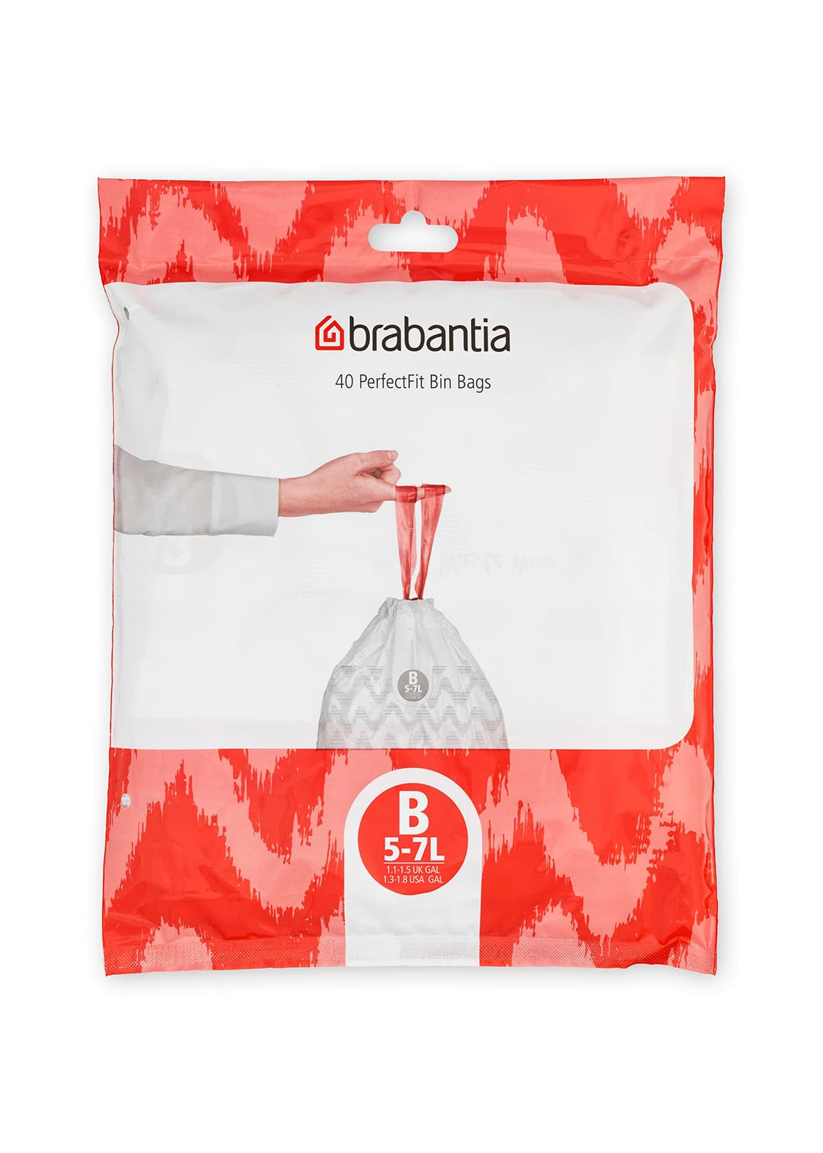 Brabantia Bolsas de Basura PerfectFit (Código L/40-45L) Extra Resistentes Bolsas con cinta de cierre (40 Bolsas) — view 38