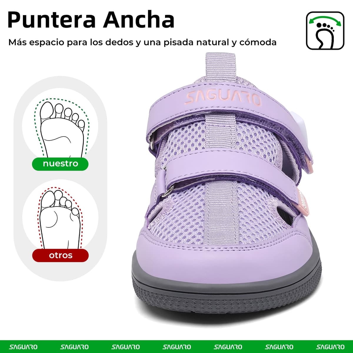 SAGUARO Barefoot Sandals Kids Closed Toe Lightweight Breathable Summer Slippers - Daily, School & Leisure, 25-36 EU — view 5