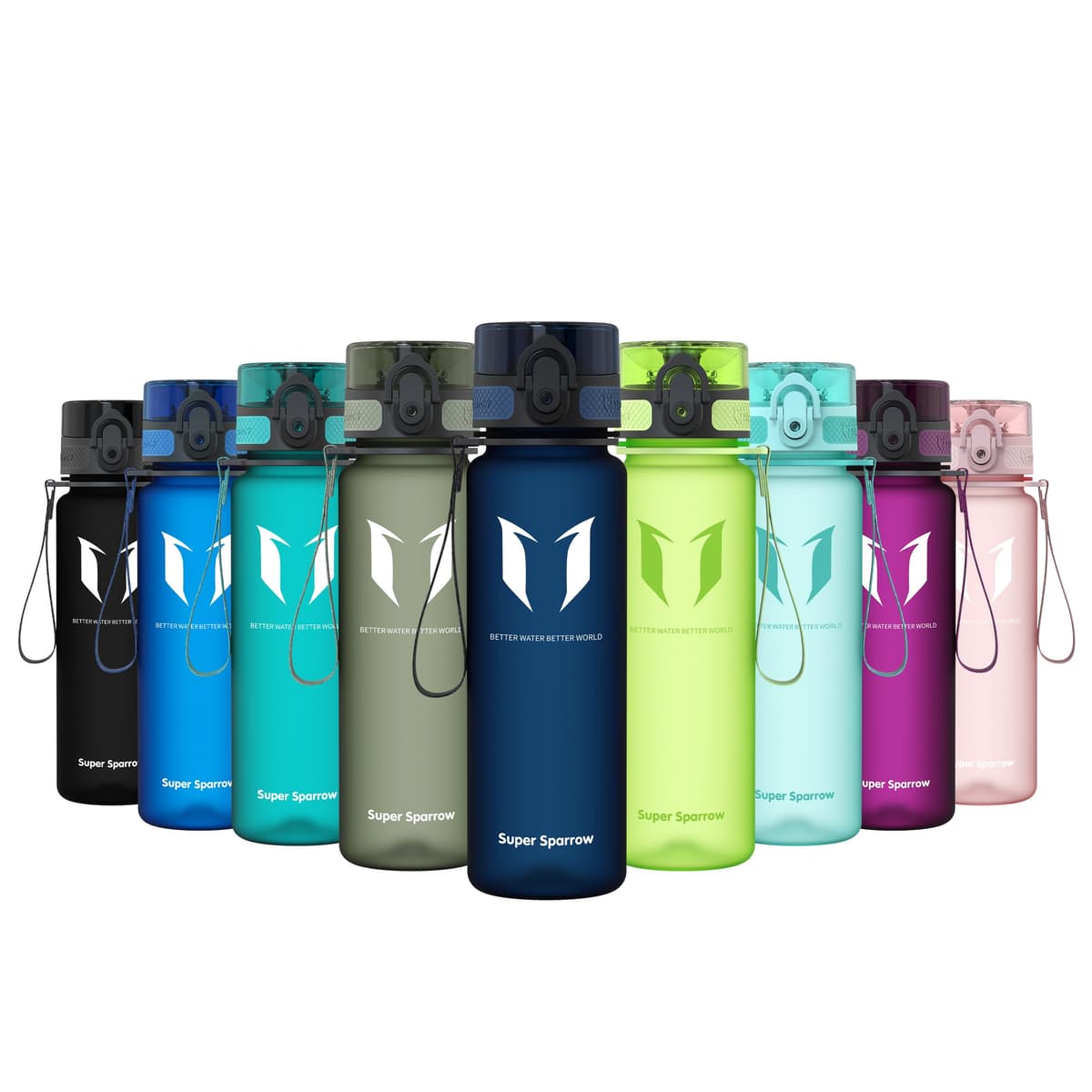Super Sparrow Botella de Agua Deportiva -350ml & 500ml & 750ml & 1000ml - Sin BPA — view 52