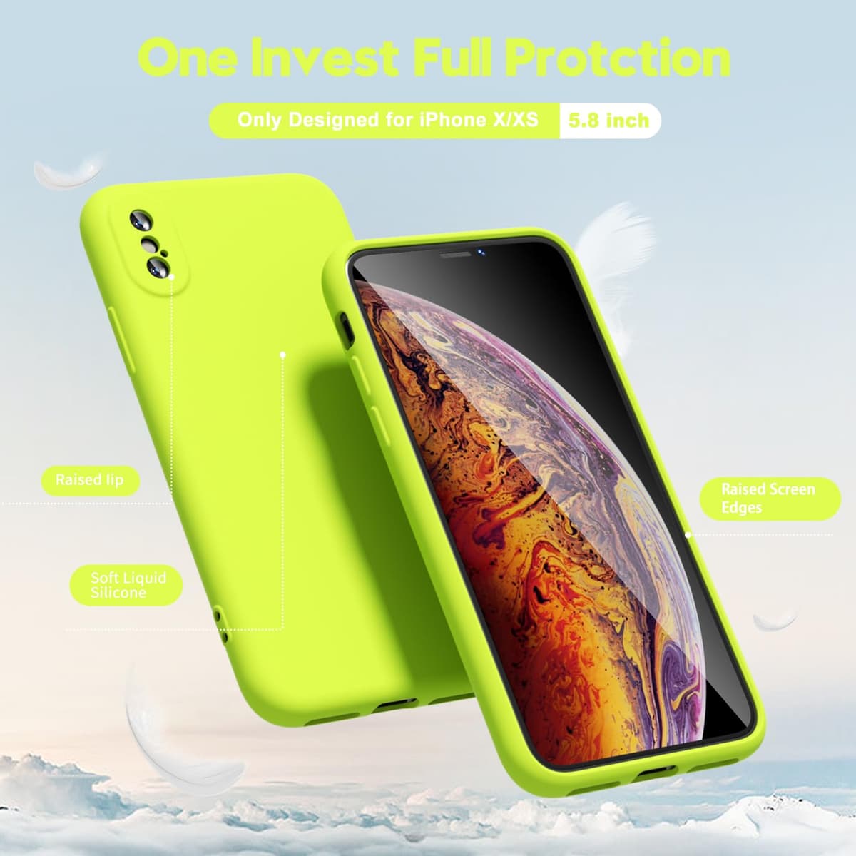 oakxco for iPhone 17 Pro Max Phone Case Liquid Silicone, Cute Thin Slim Grip Soft Rubber Gel for Women Men, Smooth Matte TPU Plain Solid Color Girly Simple Case with Camera Cover, Light Pink — view 1255