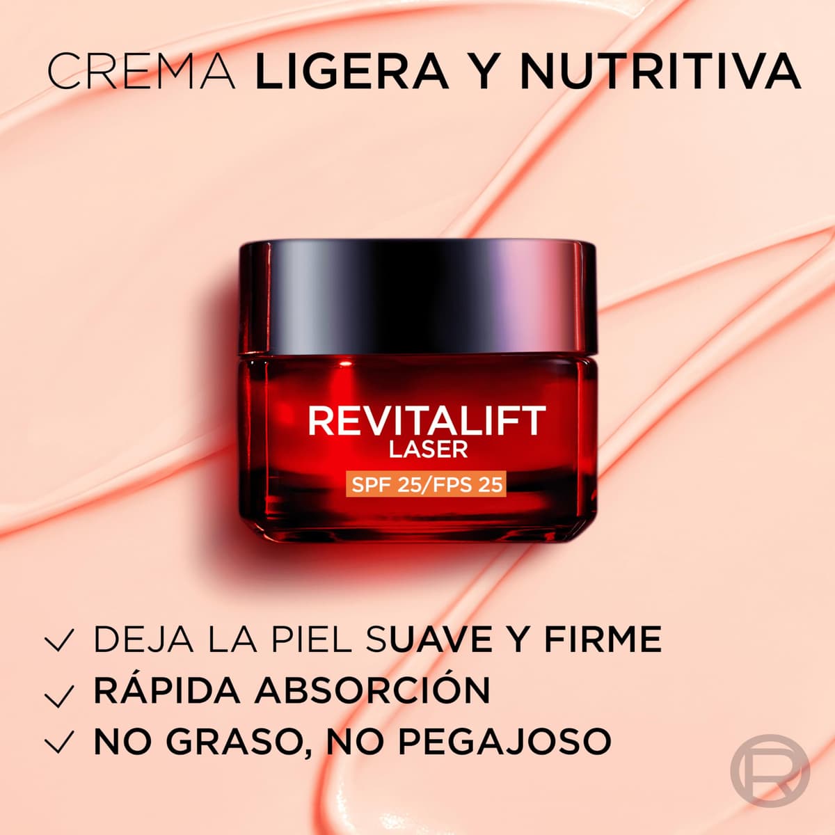 L'Oréal Paris Revitalift Láser Triple Acción Crema de Día Nº1 Anti-Edad Protección Solar SPF25 con Pro-Retinol, Ácido Hialurónico y Vitamina Cg. Reduce Arrugas, Reafirma y Reduce Manchas Oscuras, 50ml — view 5