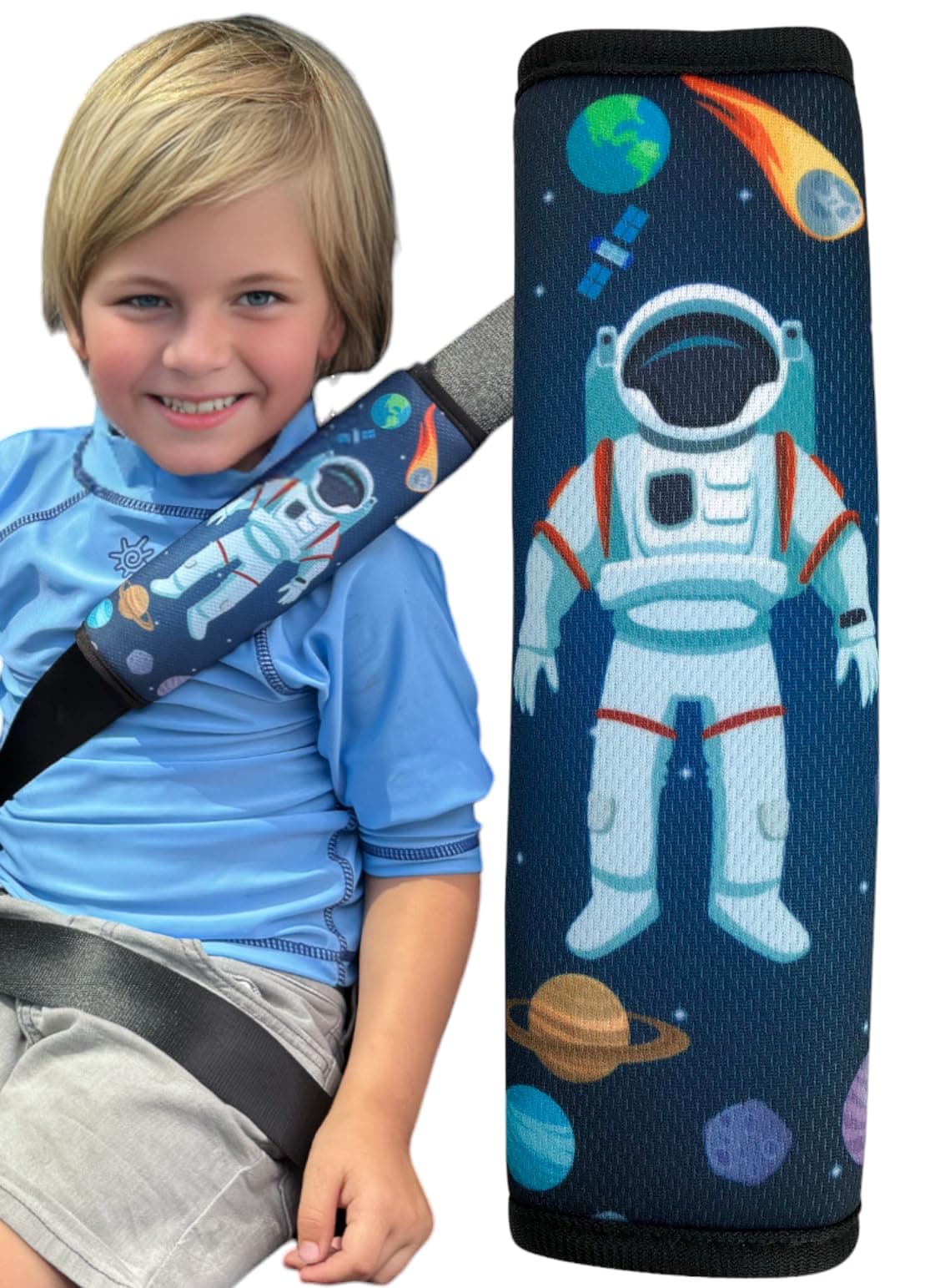 HECKBO 1x Kids Car Seat Belt Pads Seat Belt Protectors - Cars - Seat Belt Pads for Kids and Babies- Ideal for any Seat Belt Car Booster Seat Kids Bicycle — view 31