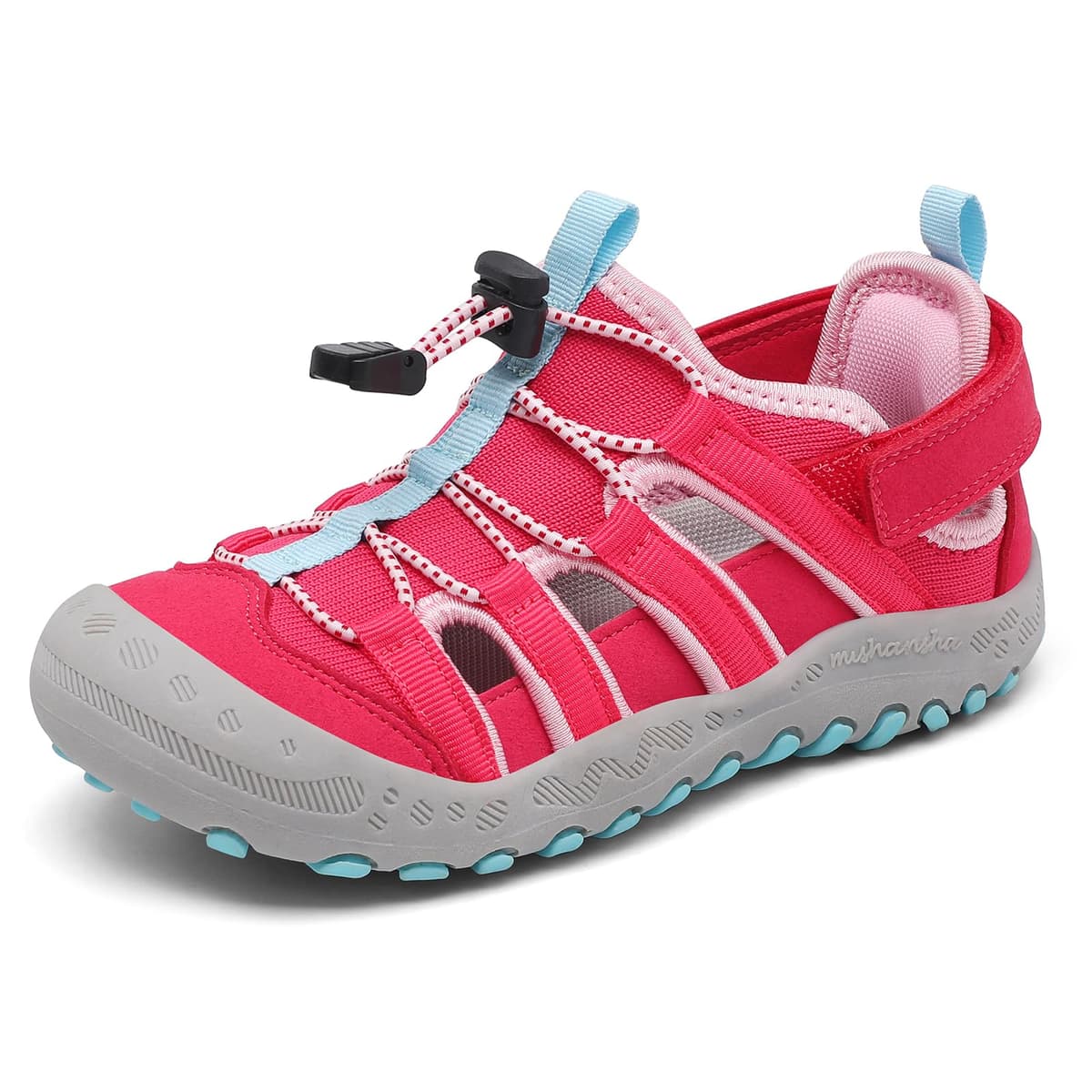 Mishansha Sandalias Deportivas para Niños con Puntera Cerrada Zapatos de Verano para Playa Senderismo Sandalias Tallas 26-38 — view 9