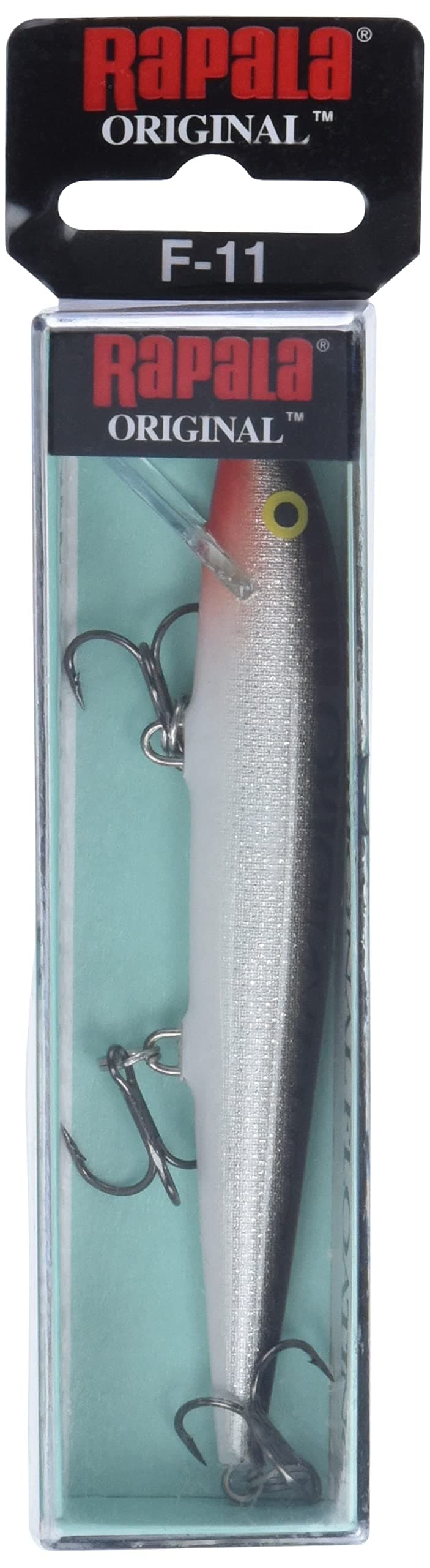 Rapala - Cebo de pesca de superficie para pesca de bass, 4 3/8", madera, punta de aguja, azul y negro — view 4