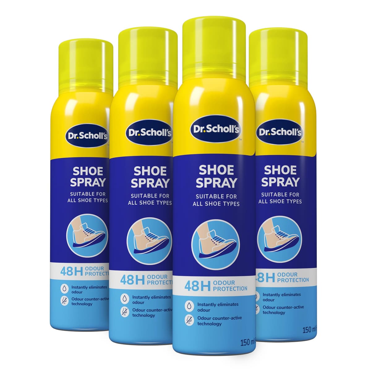 Dr. Scholl’s Fresh Step Anti Odour Shoe Spray, Eliminates Odor For Up To 48 Hours. Fresh Scent, Quick Drying, Suitable For All Shoe Types, Running Trainers, Sports, & More, 150ml, Pack of 1 — view 11