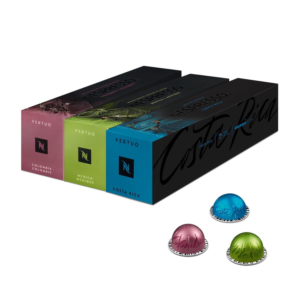 Nespresso Vertuo Coffee Pods, Pack of 30, 10 x Melozio, 10 x Stormio, 10 x Odacio capsules for Nespresso Machines. Make Espressos, Cappuccino and Lattes at home. Recyclable Pods. — view 7