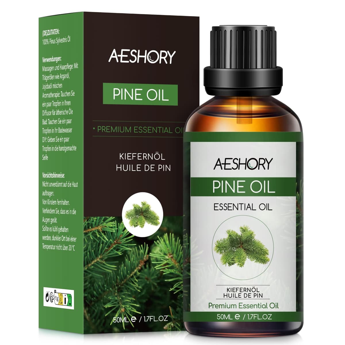 AESHORY Aceite Esencial de Rosa 50ML, Natural Aceite de Aromaterapia de Rosa, Aceites de Fragancia Premium para Humidificador, Masaje, Baño, Cuidado la Piel, Relajación y Calma — view 41