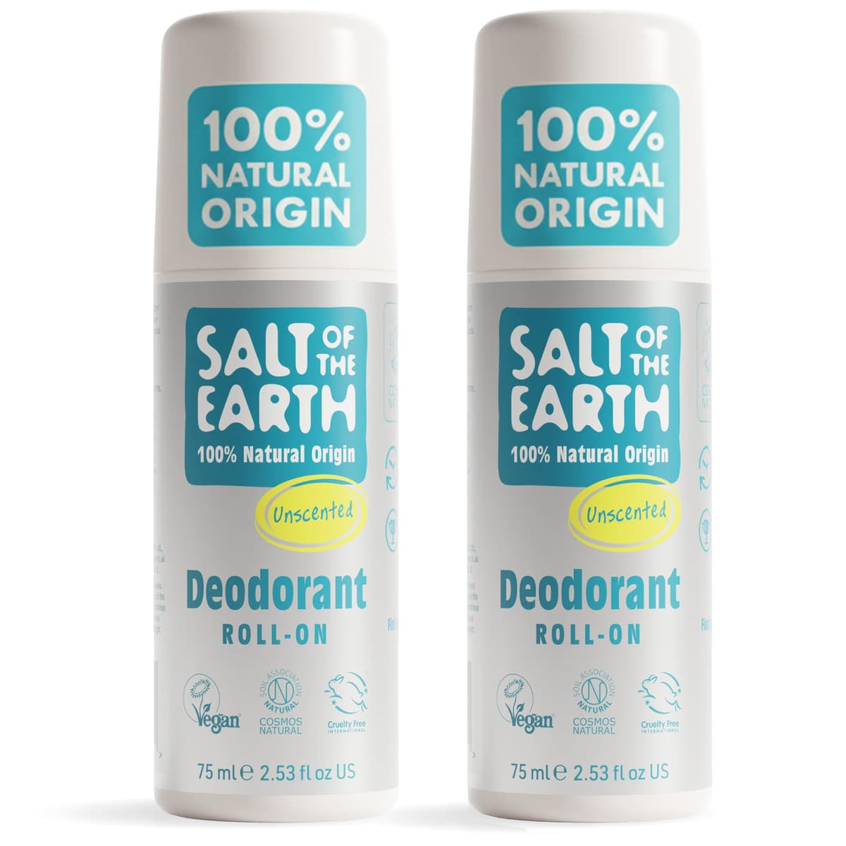Salt of the Earth - Natural Deodorant Roll On - Lavender & Vanilla - Vegan Formula with Effective Long-Lasting Protection, Made in the UK - Suitable for Women, Men & Kids - 75ml — view 13