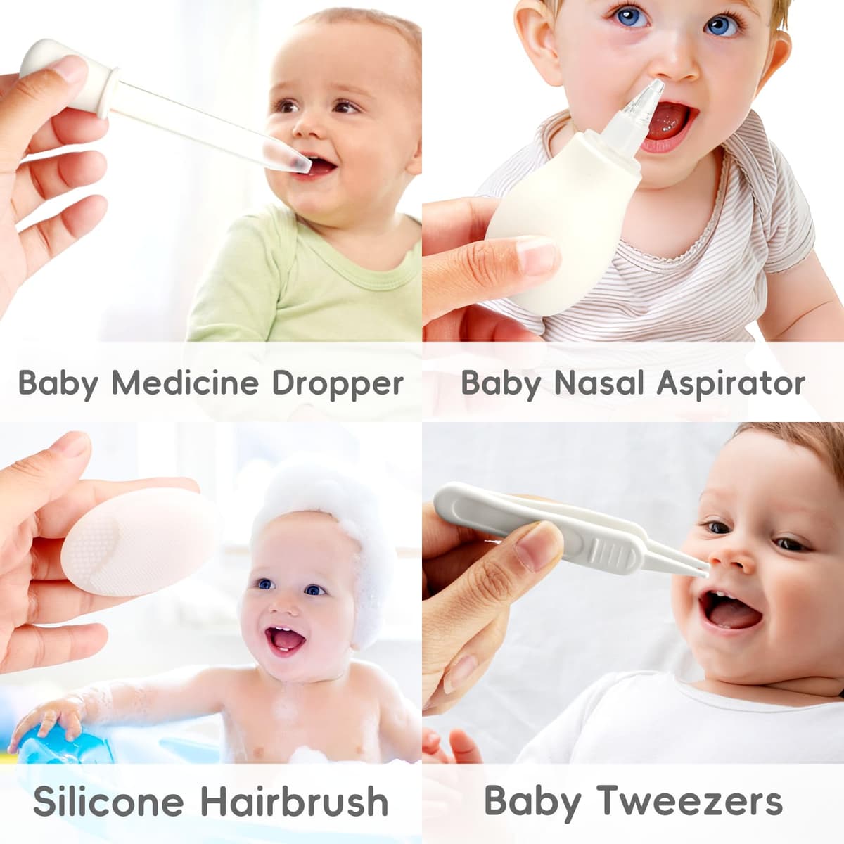 Baby Healthcare and Grooming Kit for Newborn Kids, 24PCS Upgraded Safety Baby Care Kit, Newborn Nursery Health Care Set, Baby Care Product — view 5
