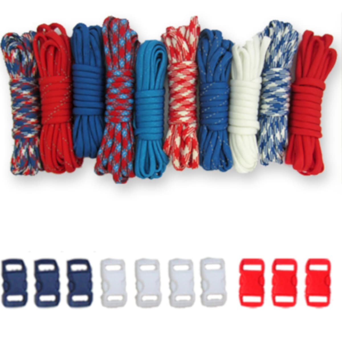 PARACORD PLANET 550lb Type III Paracord Combo Crafting Kits with Buckles — view 2