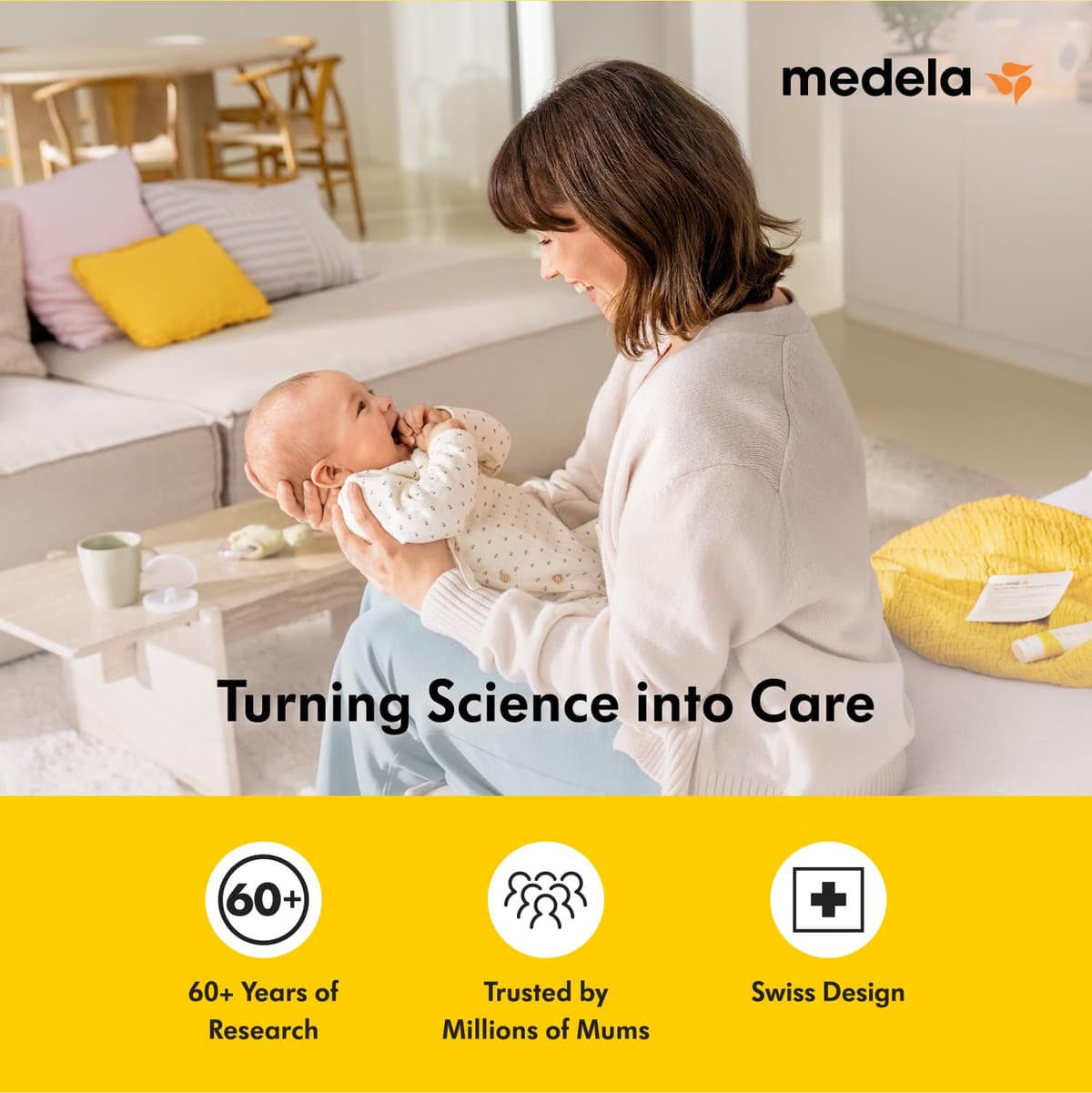 Medela Harmony Manual Breast Pump, Compact Swiss Design with PersonaFit Flex Shields and Medela's 2-Phase Expression Technology — view 10