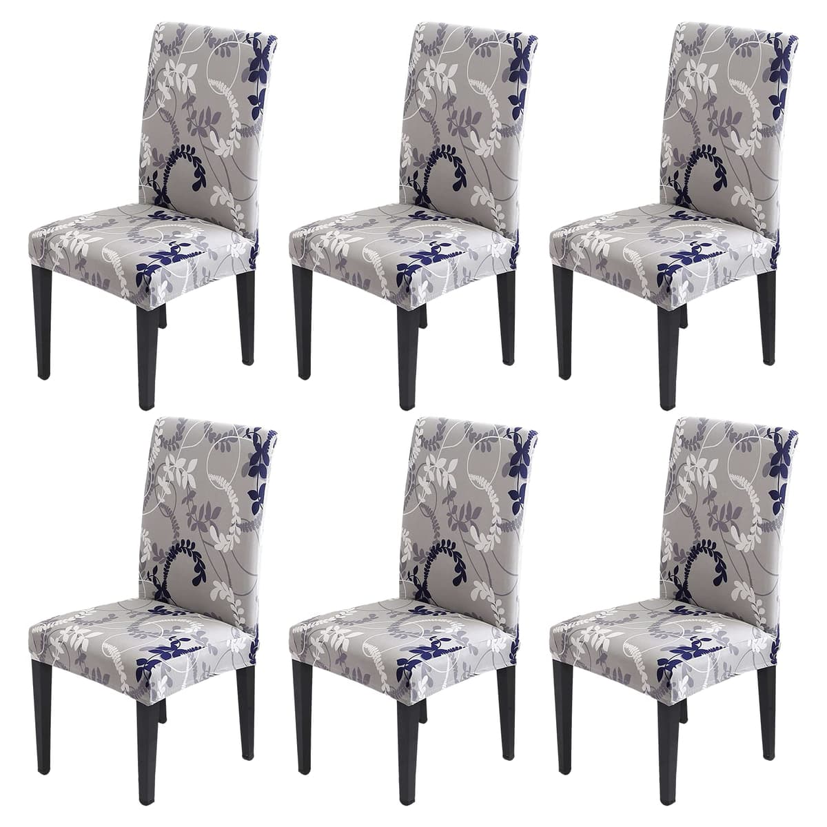 Dining Room Chair Covers Slipcovers Set of 4, Stretch Removable Washable Dining Chair Protector Decoration Cover Seat Slipcover for Hotel, Ceremony, Banquet, Kitchen, Restaurant, Home — view 34
