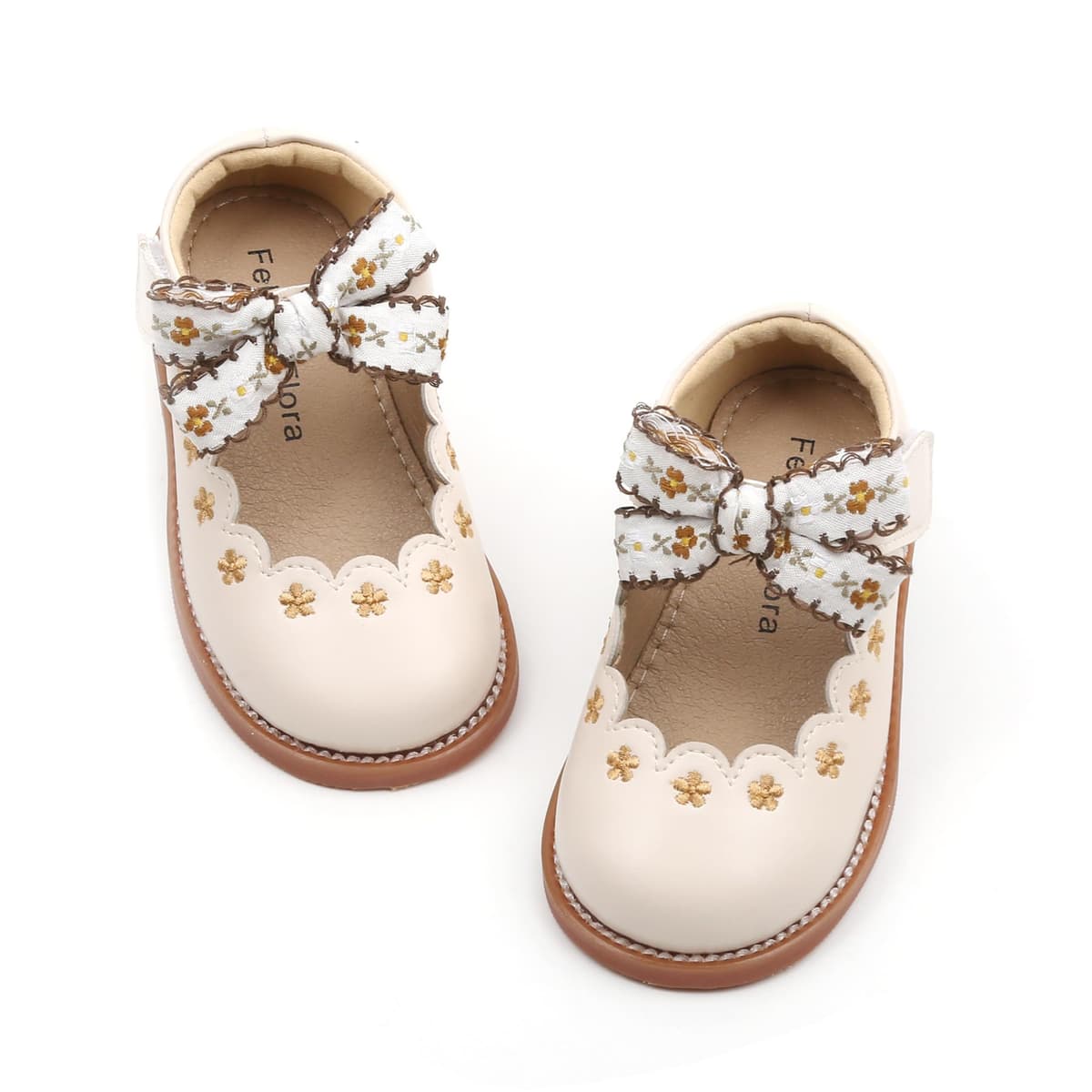 Felix & Flora Toddler Little Girl Mary Jane Dress Shoes - Ballet Flats for Girl Party School Shoes — view 79