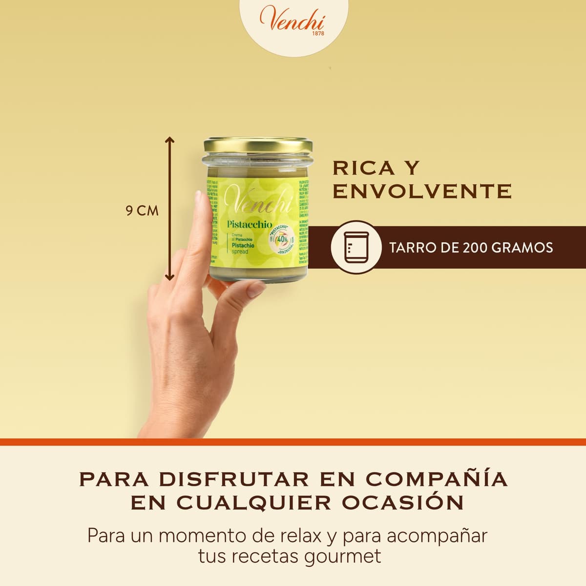 Venchi - crema de pistacho para untar, 200 g - Edición limitada - Sin gluten - Idea para regalo — view 5