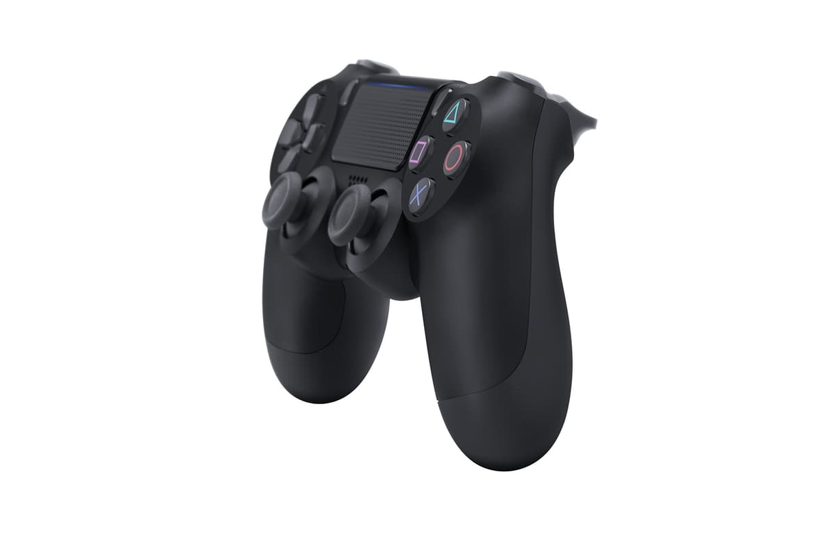 Sony PlayStation DualShock 4 Controller - Black (Renewed) — view 4