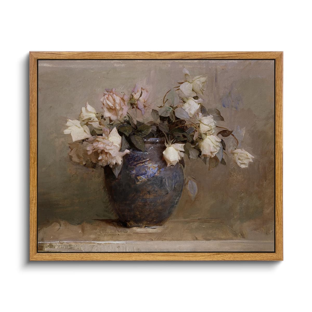 InSimSea Framed Canvas Wall Art, Meadow with Flowers Painting, Landscape for Living Room, Bedroom, Home, Bathroom Decor, 8x10 — view 76