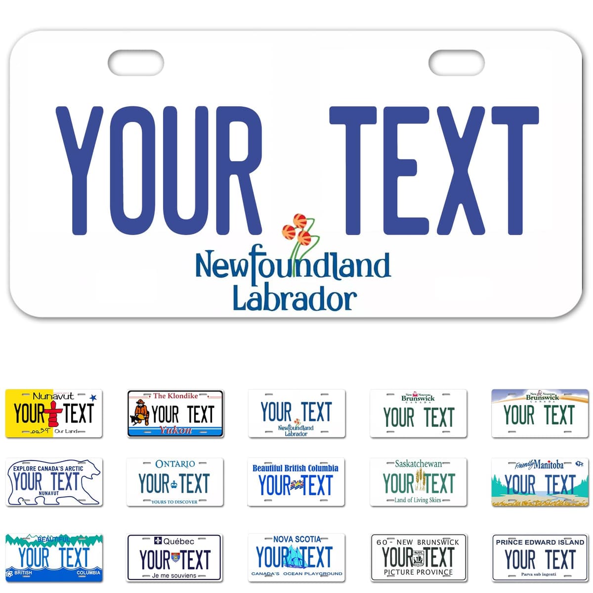 Alberta License Plate, 6"×12" Custom License Plate — view 11