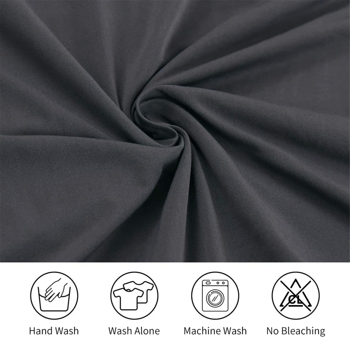 Dining Room Chair Covers Slipcovers Set of 4, Stretch Removable Washable Dining Chair Protector Decoration Cover Seat Slipcover for Hotel, Ceremony, Banquet, Kitchen, Restaurant, Home — view 5