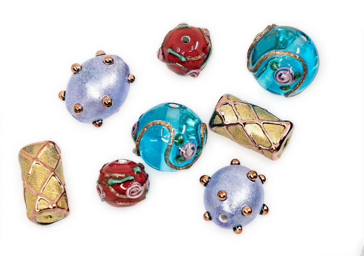 Czech 50-Piece Glass Beads, 6x9mm, Teardrop Siam Red — view 44