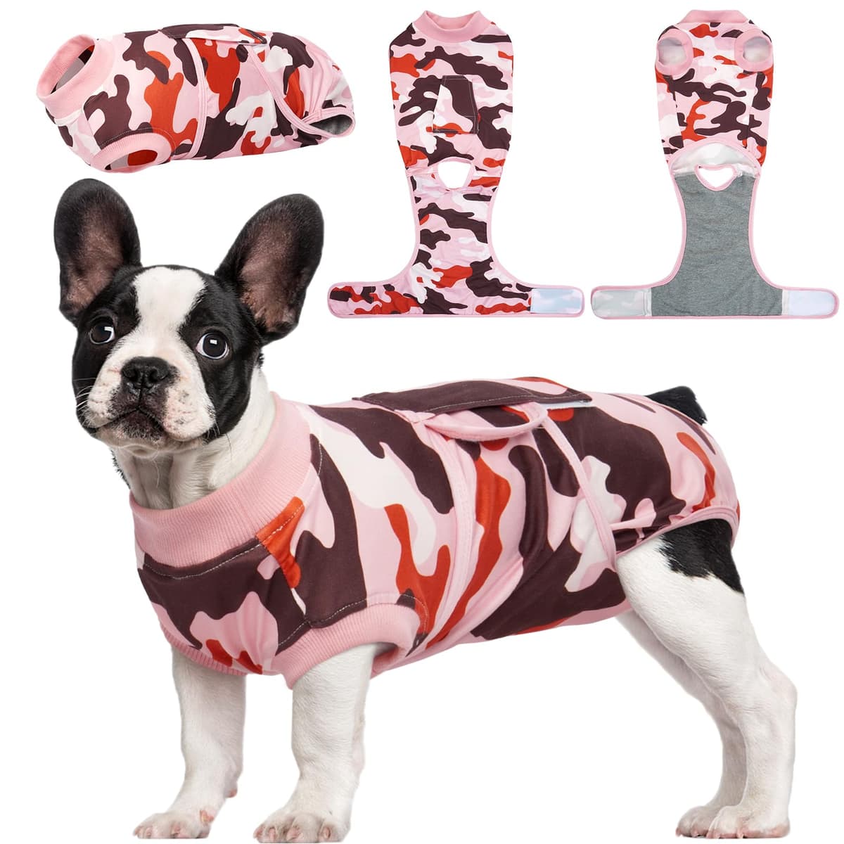 Kuoser Dog Recovery Suit Female, Dog Onesie for Surgery, Female Spay and Male Neuter Onesie for Post-Op Care, Prevent Licking Puppy Onesies — view 41