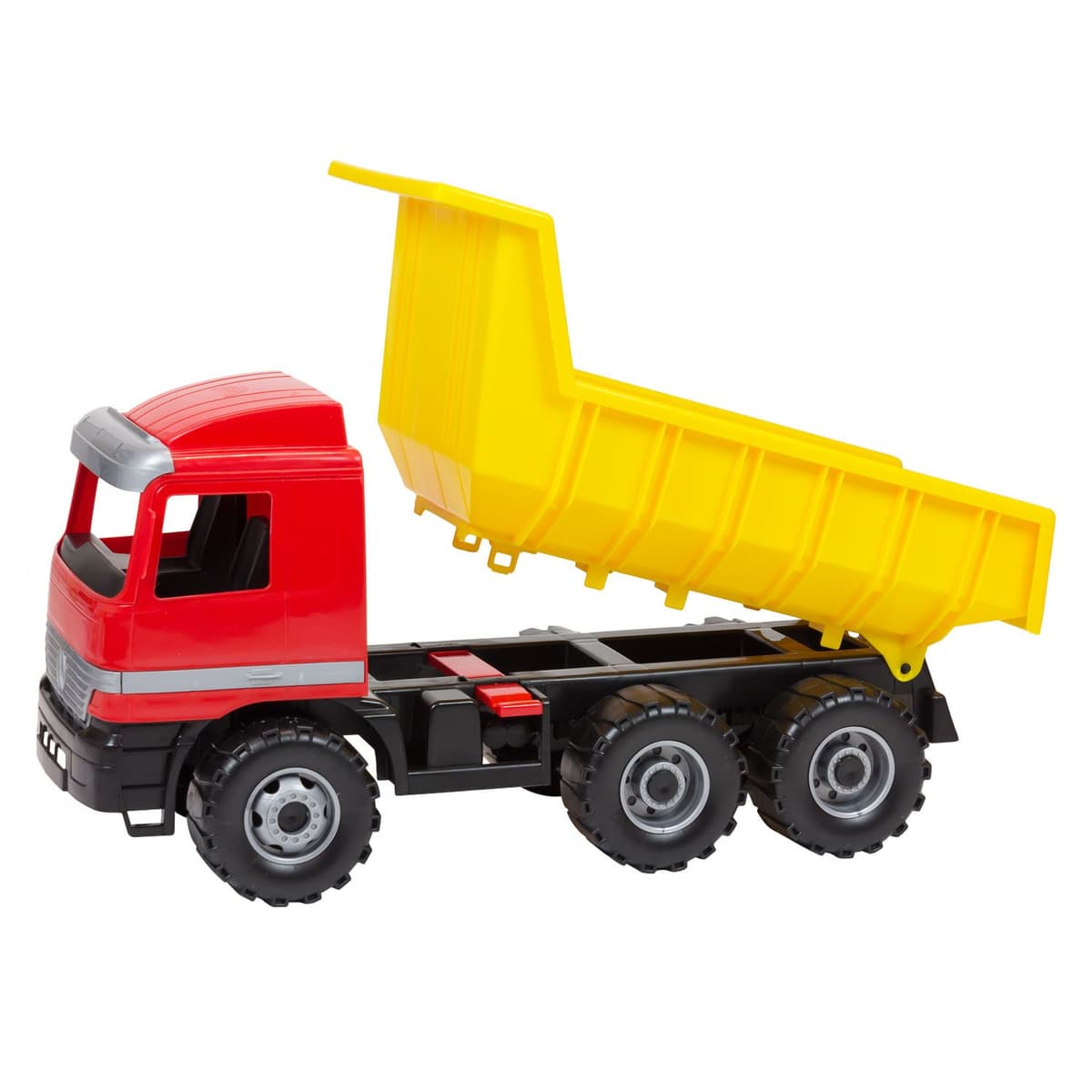 Lena - Mercedes Benz Actros Volquete Juguete por 3+ Años Niños, Amarillo/Roja — view 5