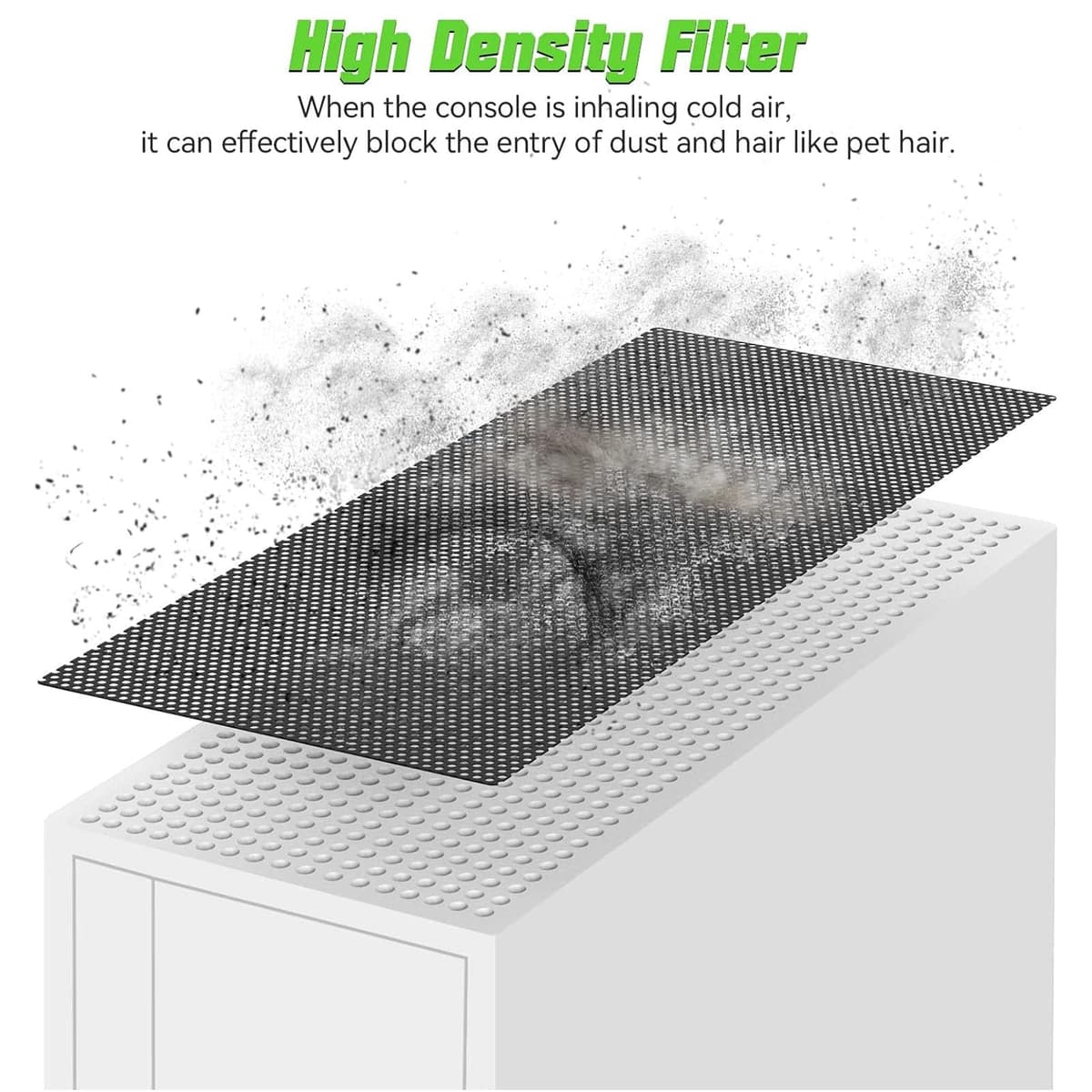 GOWENIC Series S Dust Filter Set, Dust Filter, Silicone Dust Plugs, Dust Cover, Heat Dissipation, Dustproof and Dirtproof, Dust Filter for Series S, Accessories — view 3
