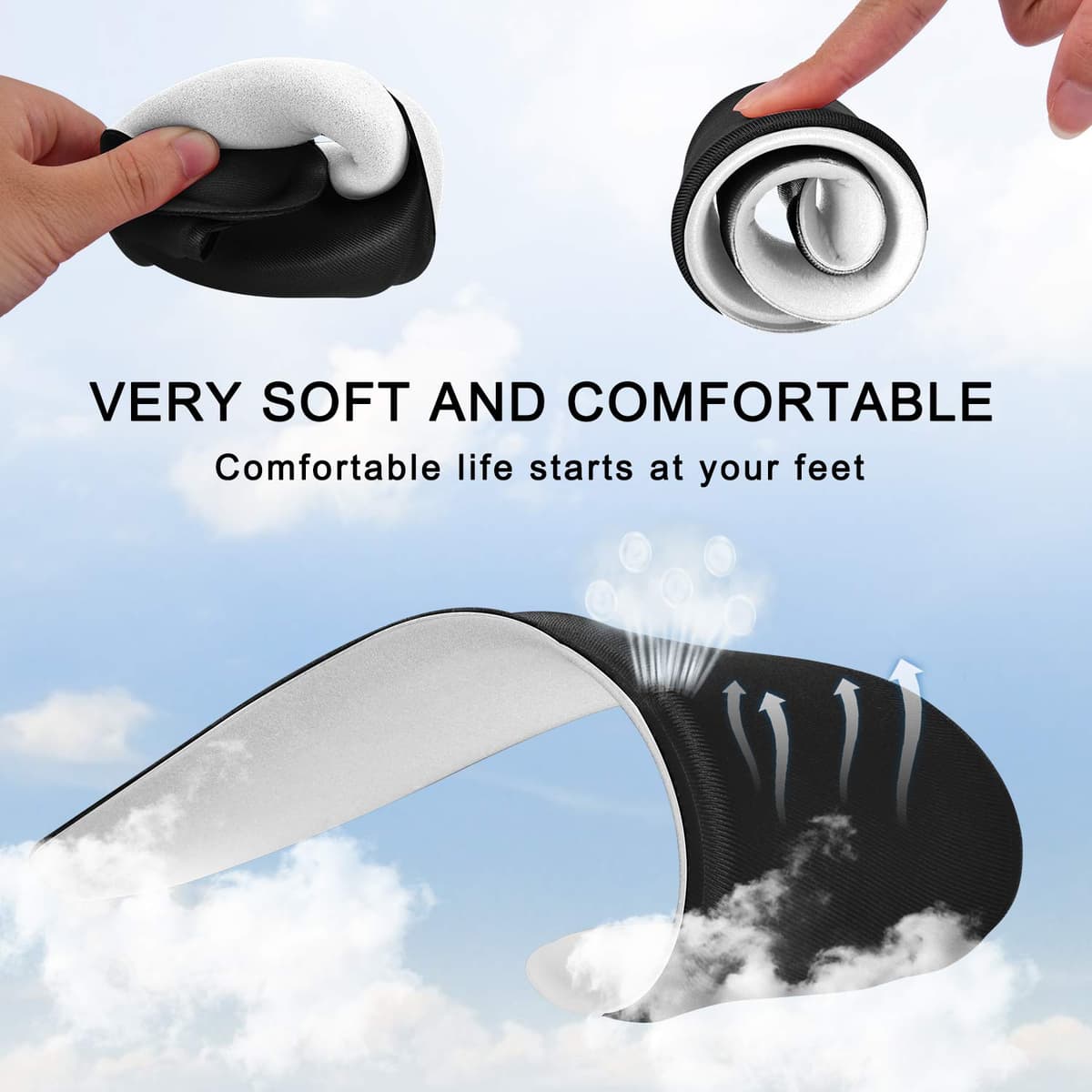FILWO Memory Foam Insoles for Women and Men - Comfort Insoles Cushioned Shoe Insoles for Trainers Sneakers Sports Shoes Work Boots and Walking Shoes Comfort Inner Soles — view 3