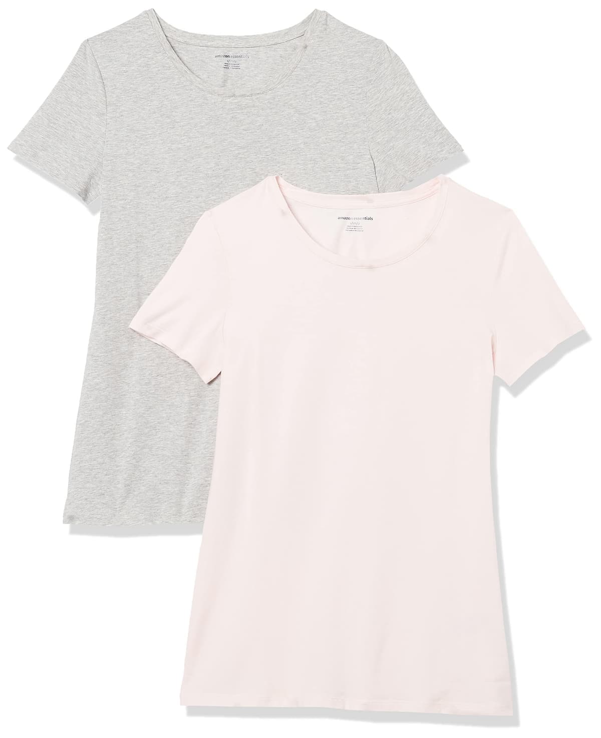 Amazon Essentials Women's Regular-Fit Short-Sleeve T-Shirt (Crewneck and V-Neck Options), Multipacks — view 115
