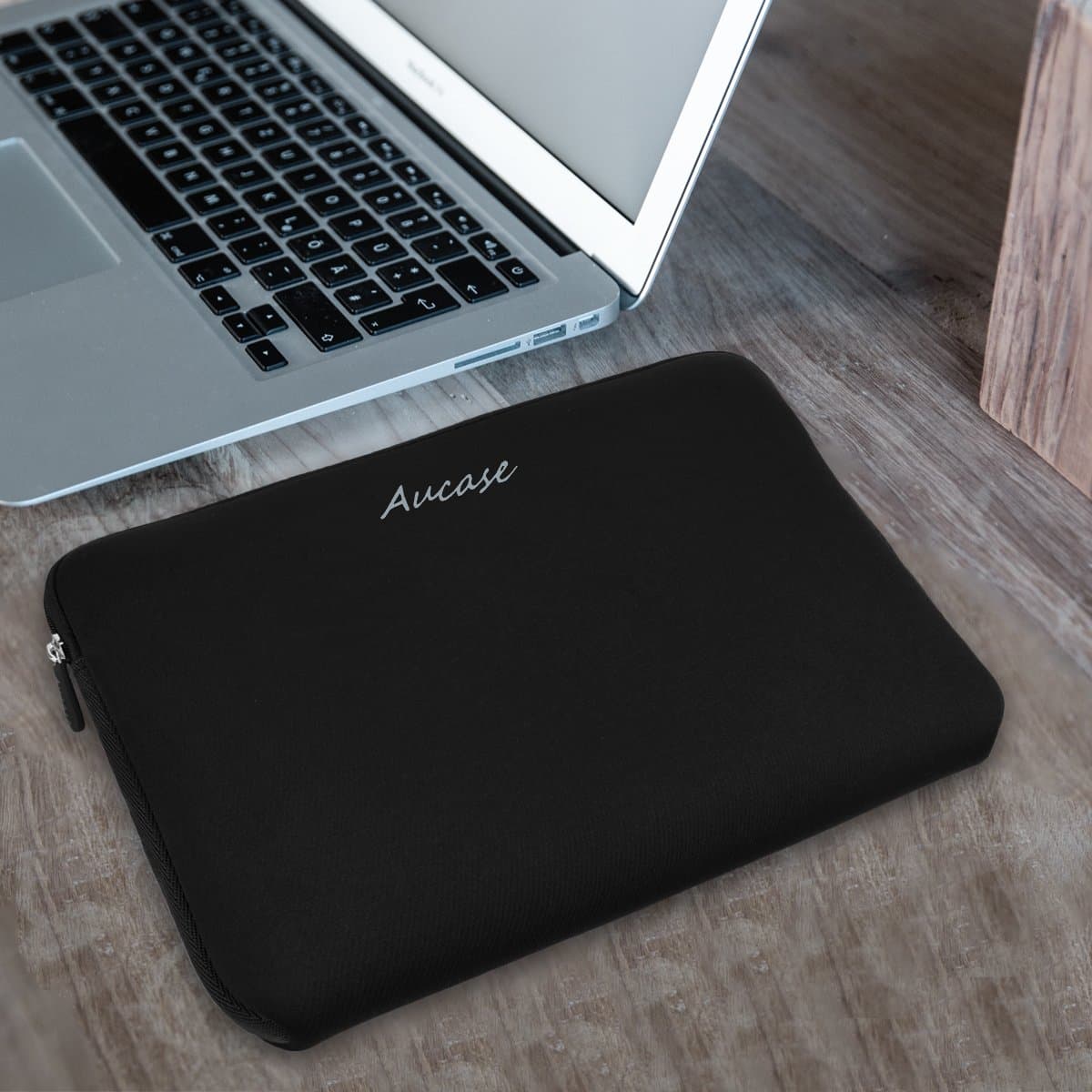 Laptop Case Sleeve 13.3 14 Inch, Thickest Lightest Water Resistant Neoprene Protective Laptop Bag for Men and Women, Compatible with MacBook 15.3''/ Air 15'' M3 M2, Chromebook — view 9