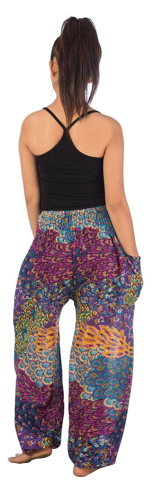 Lofbaz Harem Pants for Women Yoga Boho Hippie Clothing Womens Palazzo Bohemian Pajama Trousers Beach Indian Gypsy Genie Clothes — view 2