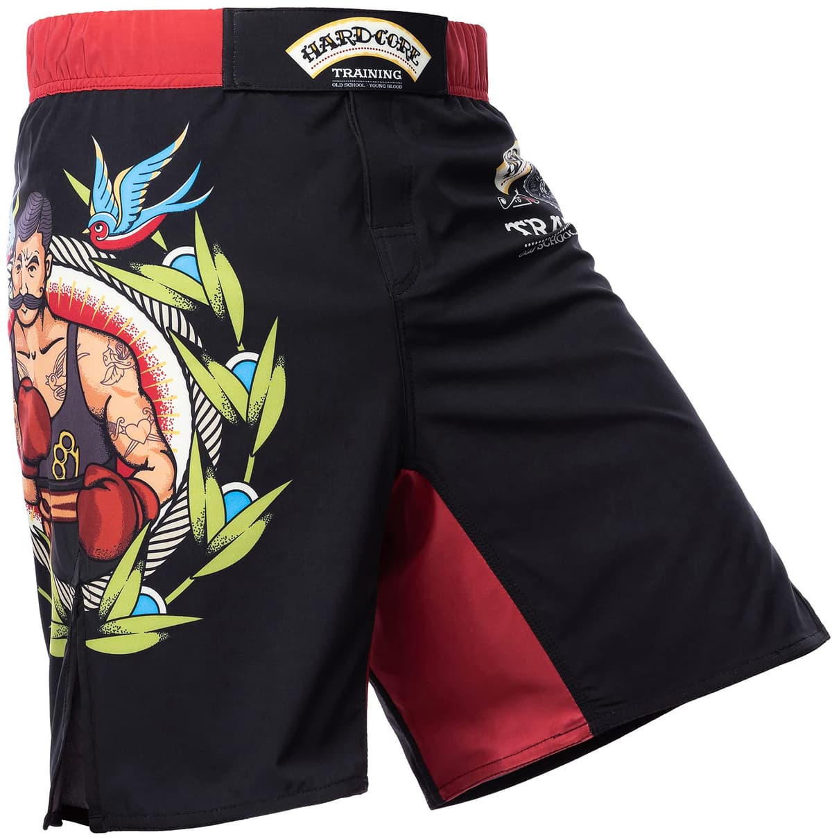 Hardcore Training Fight Shorts Hombre Pantalones Cortos MMA BJJ Boxeo Grappling Fitness No Gi — view 27