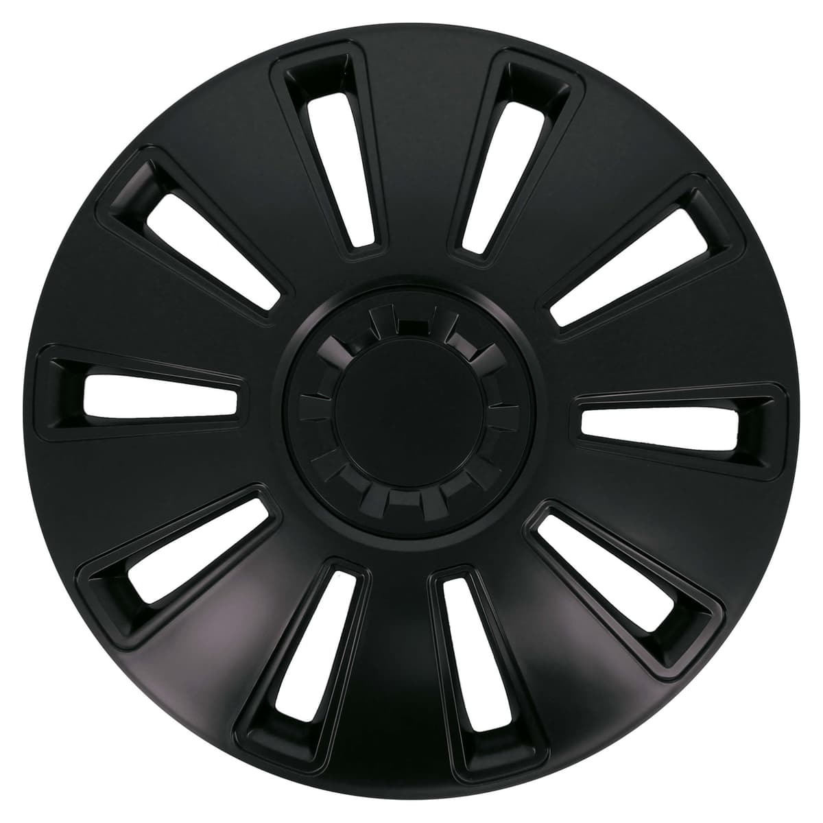 Juego de 4 Tapacubos de 14 Pulgadas Diseño Illinois RC Black, Acabado Negro y ABS Resistente a Fuertes Impactos, Duradero y Fiable con Anillo de sujeción Ajustable — view 22