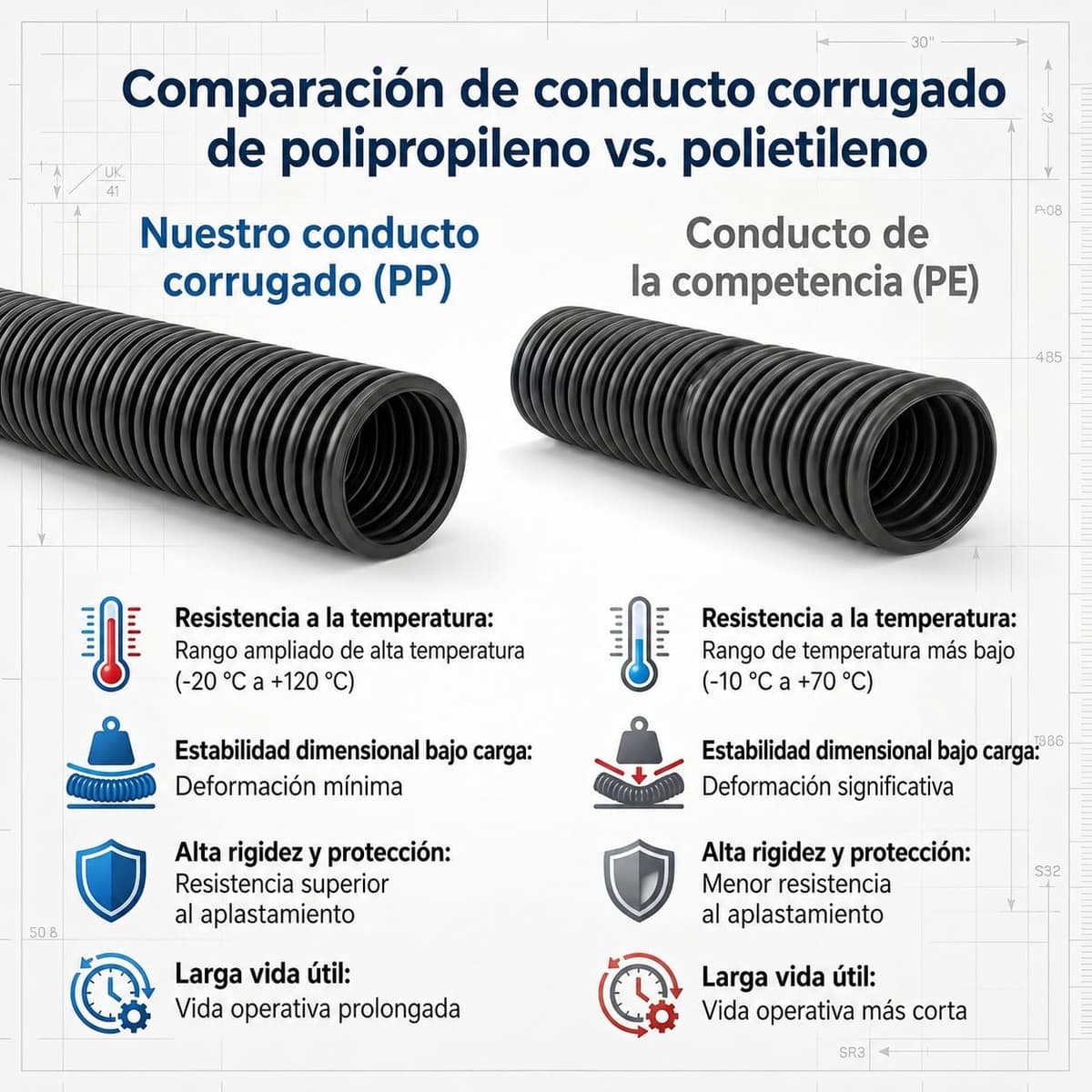 AUPROTEC Tubo Corrugado ranurado 2 a 50 m/Tubo de conducción ranurado/Resistente a los Rayos UV/Manguera Protectora de Cables Negro - Diámetro Interior 19 mm, Longitud 2m — view 3
