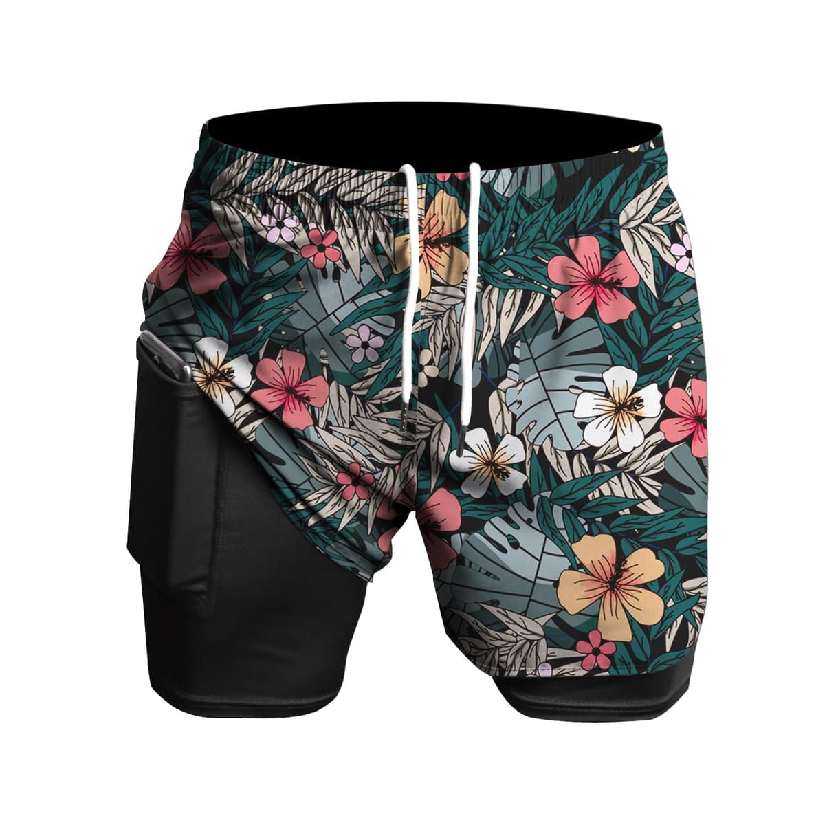 Rane Sports Men's 2 in 1 Running Shorts Ideal for Gym, Athletics, Outdoor Training — view 12