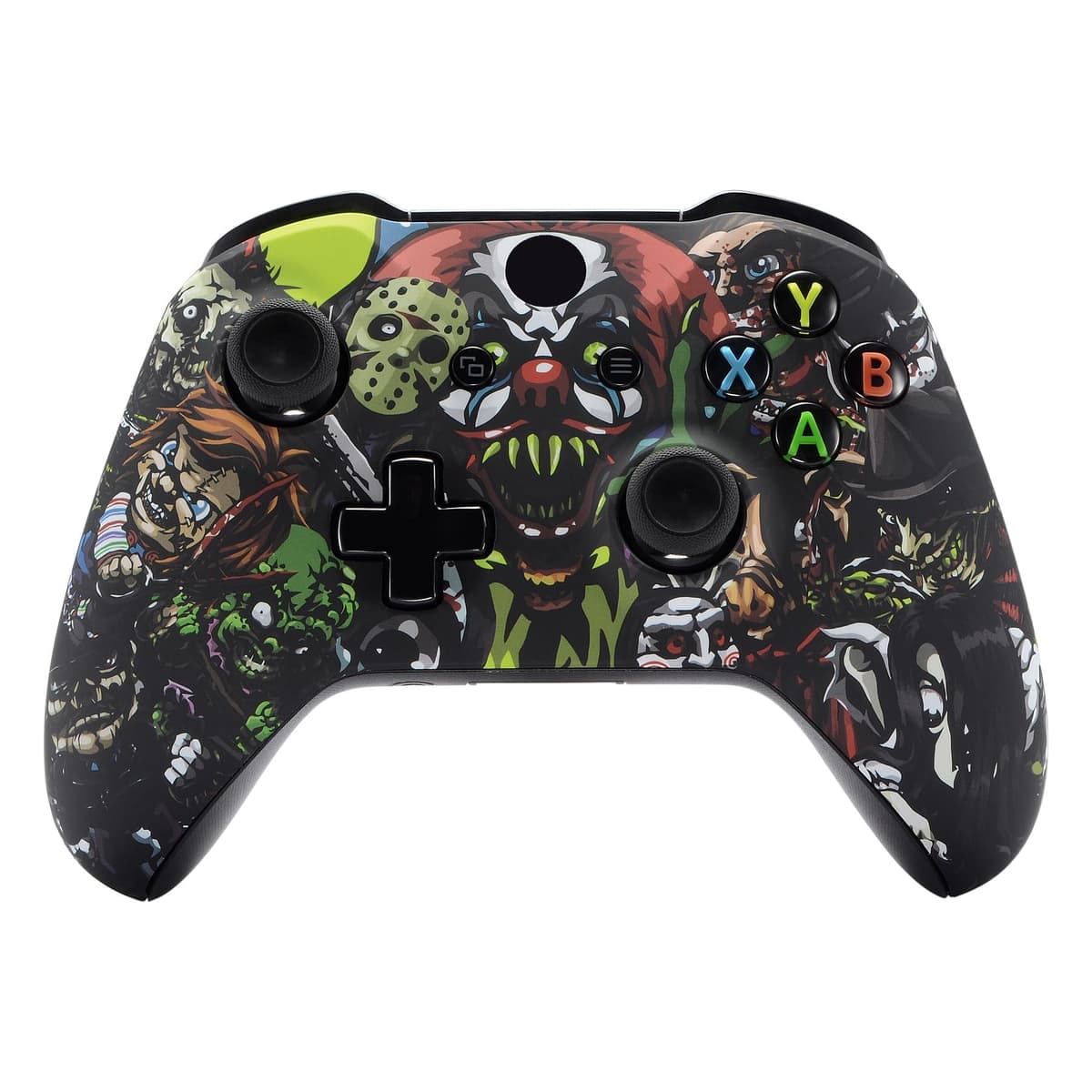 eXtremeRate Carcasa para Xbox One S X Accesorios Funda Delantera Protectora de la Placa Frontal Cubierta Antideslizante para Xbox One X S Control-Model 1708 (Origen del Caos) — view 24
