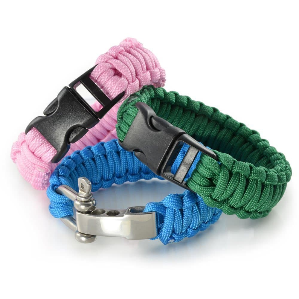 Ganzoo Paracord 550 Tipo 3 Cuerda 4 mm Negro Rojo, 30 m, 7 hebras internas, Funda Poliester/Nylon, Lavable y Ligera, para Pulseras, llaveros, Collar y Correa de Perro, Camping y Bricolaje — view 8