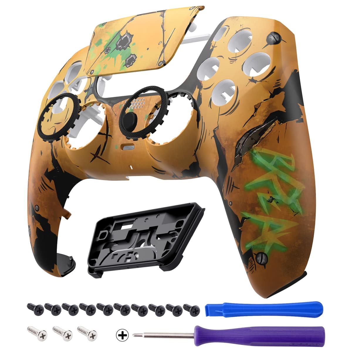 eXtremeRate Luna Rediseñado Carcasa Frontal con Panel Táctil Compatible con ps5 BDM-010 BDM-020 BDM-030 BDM-040 Carcasa Delantera Placa Frontal Funda Portectora Compatible con ps5(Efectivo de $100) — view 59