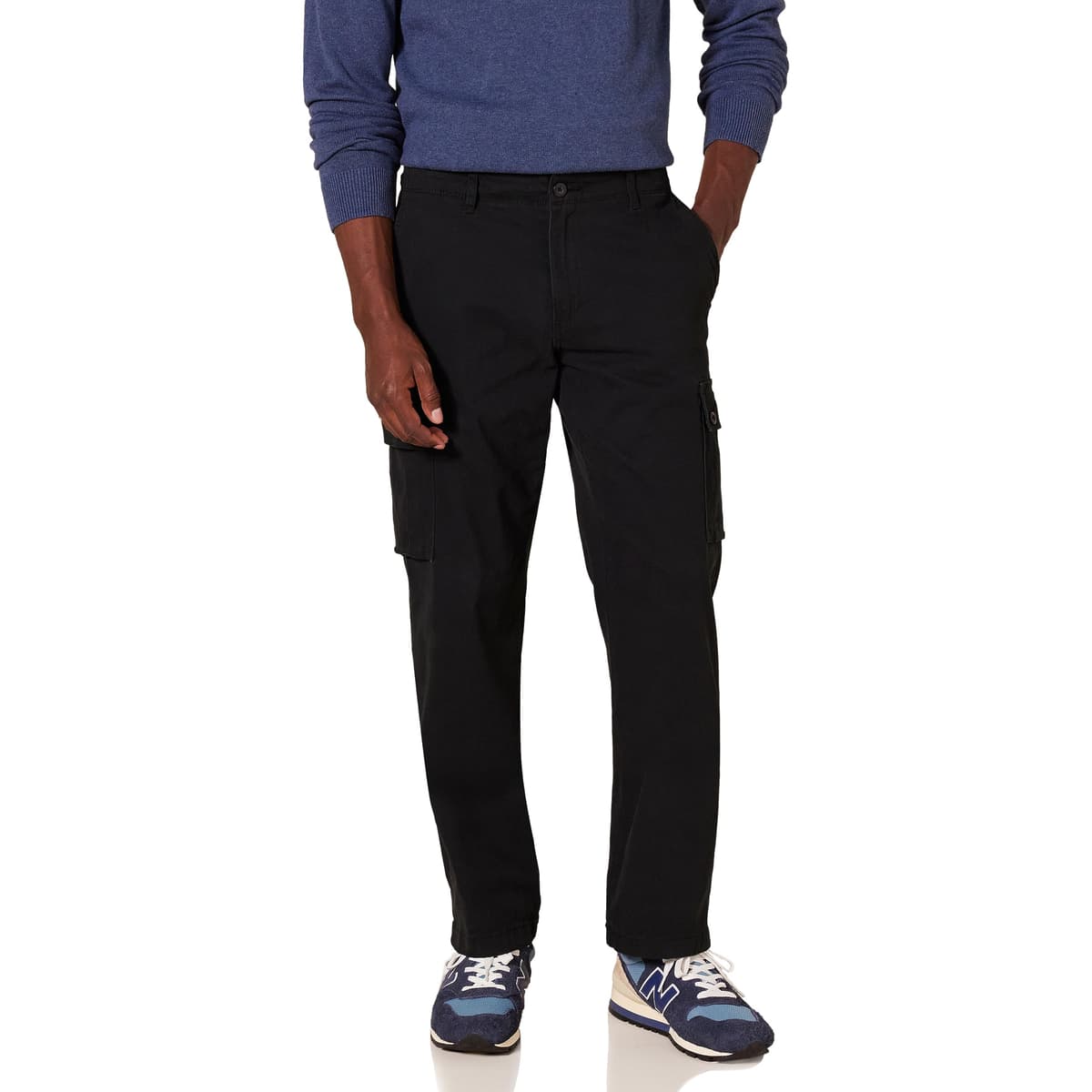 Amazon Essentials Men's Straight Fit Stretch Cargo Work Trousers (Available in Big & Tall)