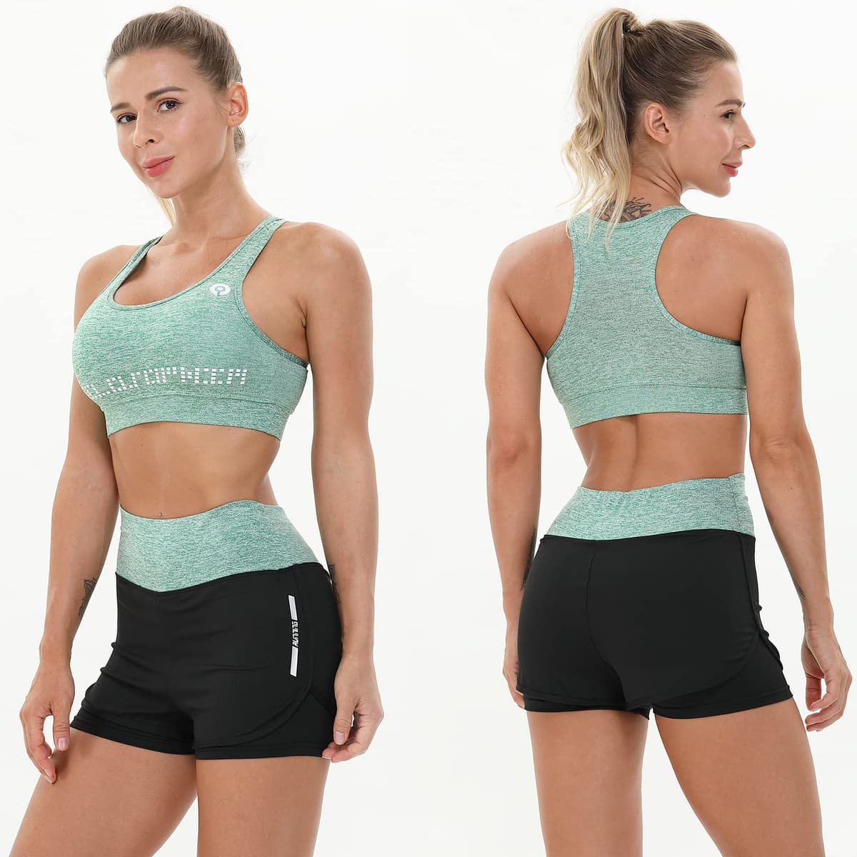 JULY'S SONG - Conjunto de yoga con 5 prendas, para correr, gimnasio, fitness — view 2