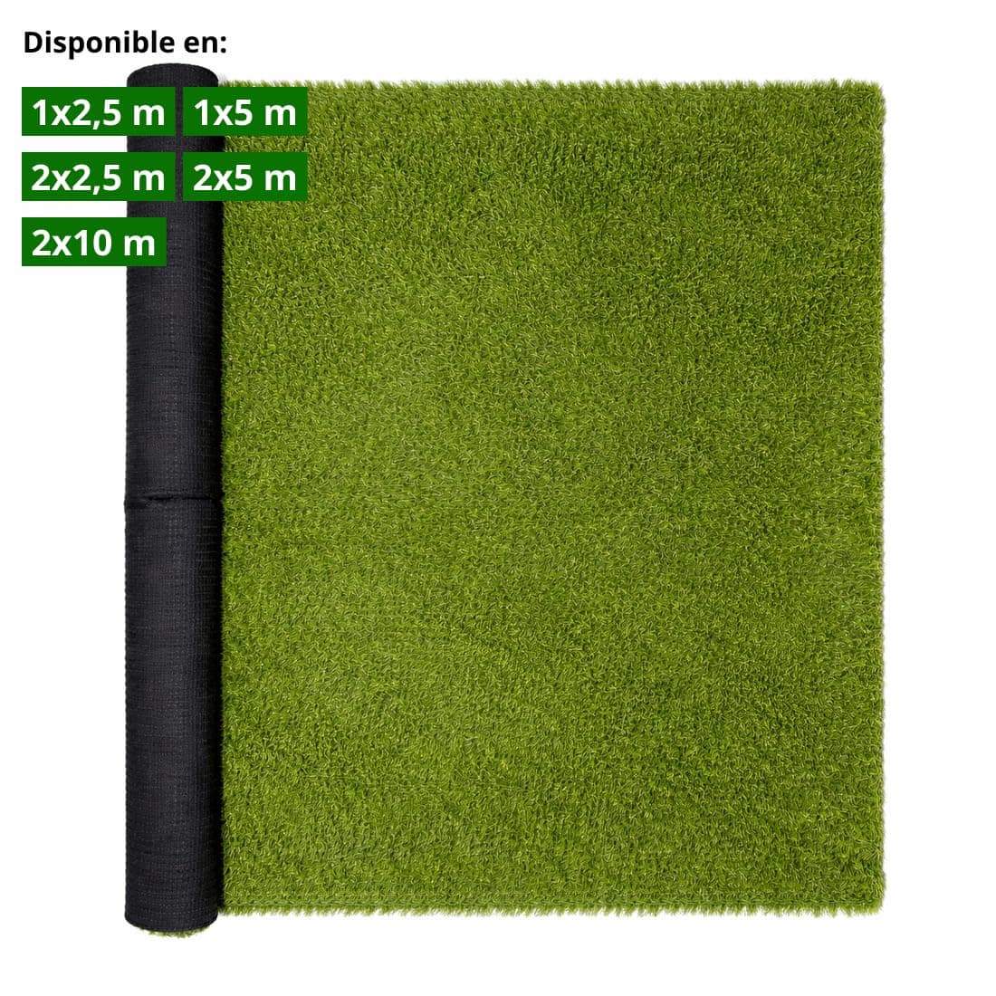 Acomoda Textil – Césped Artificial Alta Densidad 20mm para Interior Exterior. Rollo Hierba Sintética con Orificios Drenaje y Fácil Instalación para Jardín, Terraza, (Altura 20mm, 1x5m) — view 4