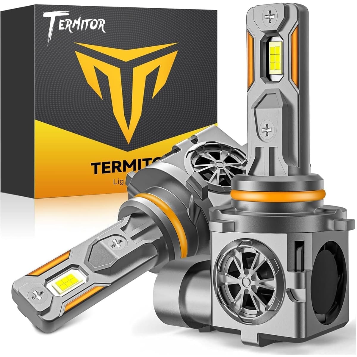 Termitor Latest H7/H7LL Bulbs, 50,000LM 900% Brightness, 6500K White Super Bright, 1:1 Halogen Size, 6500 Cool White H7 Fog Lights, No Adapter Required, Easy Install, Non-Polarity, Pack of 2 — view 18